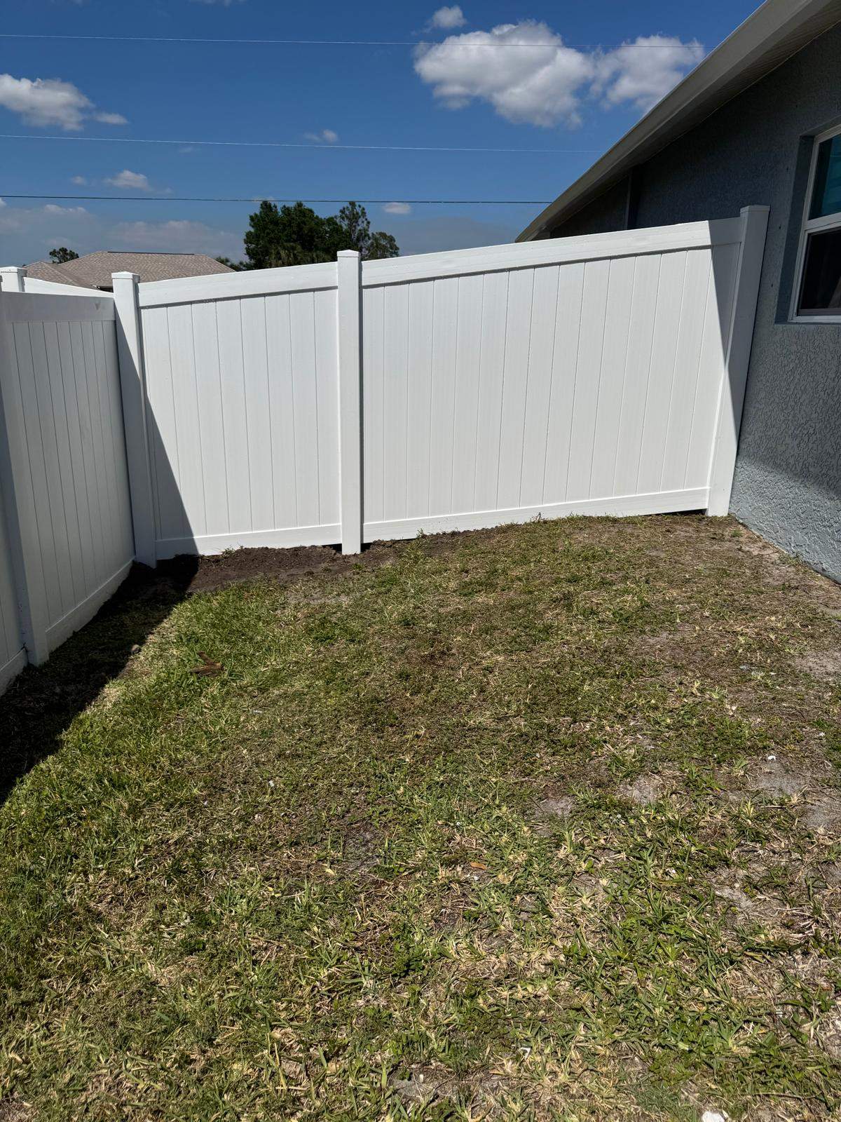 Vinyl Fence in North Port  by True Fence LLC