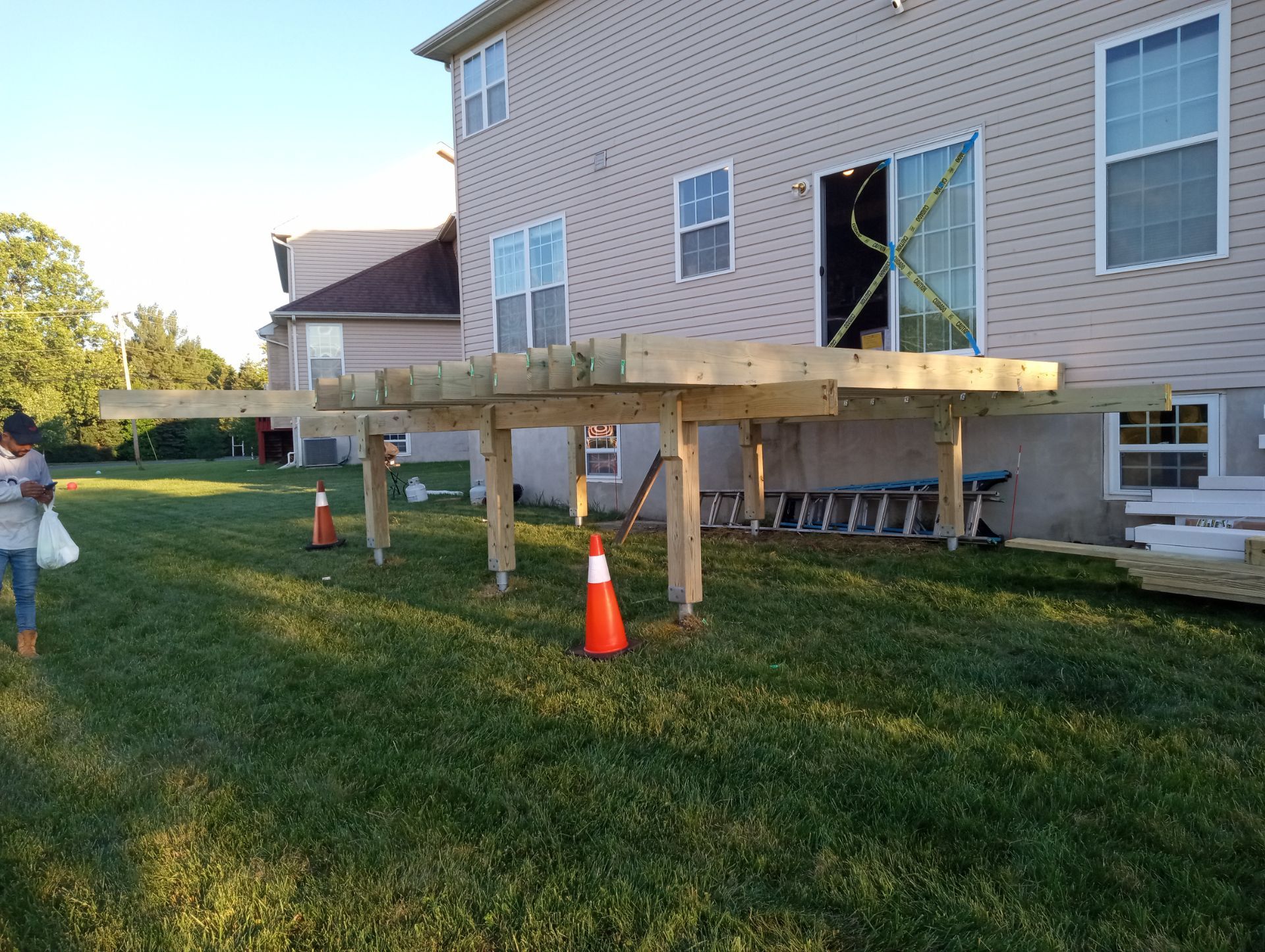 New Deck in Monroe by deck guardian