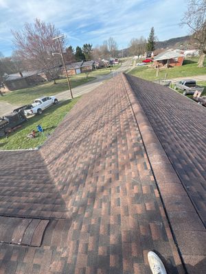 Residential Roofing Installation using GAF TImberline HDZ Hickory