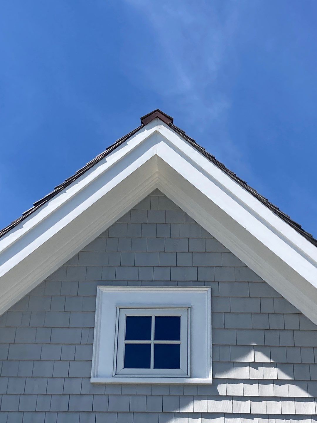 Buzzard's Bay Gutter Installation using 6" Half Round Copper Gutter by Gutter Pro Enterprises