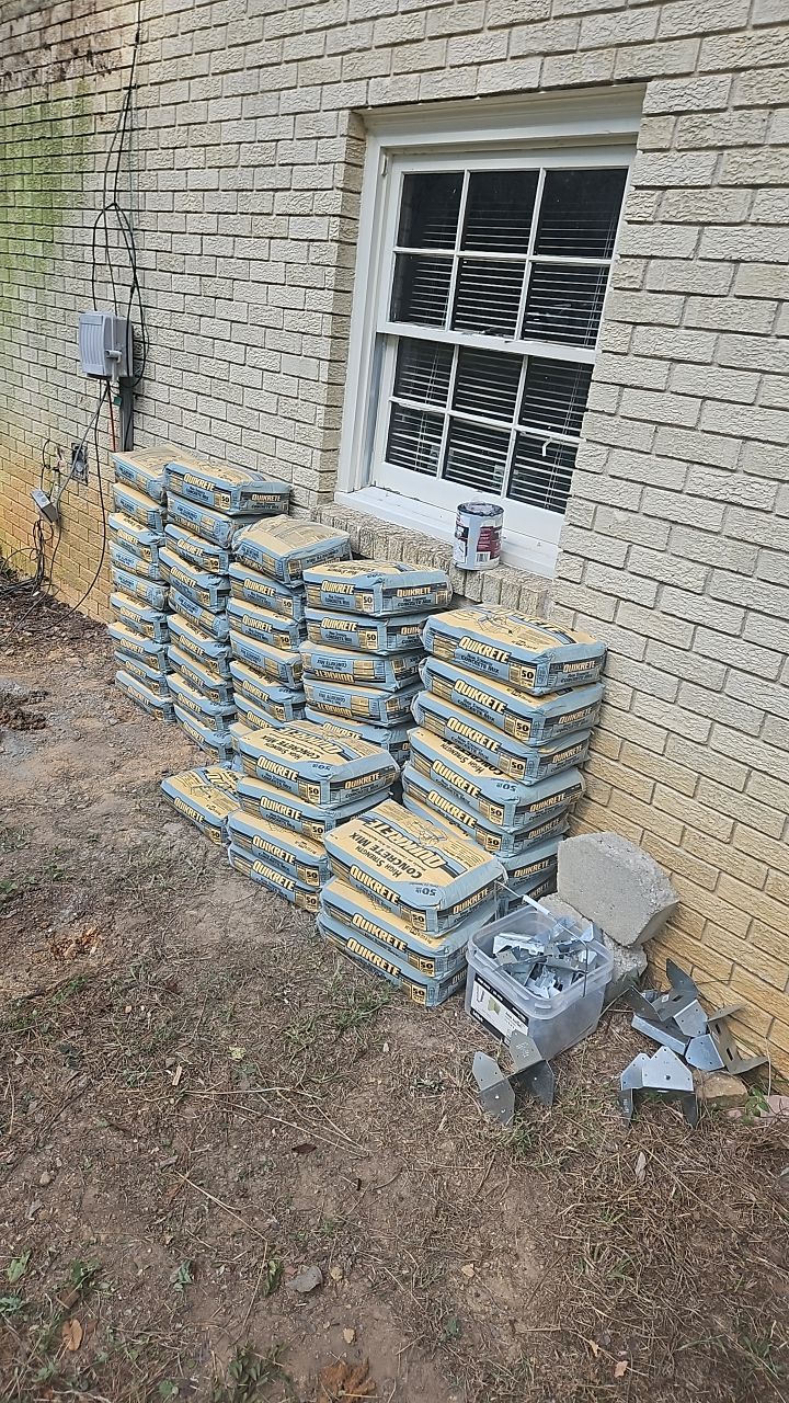 Split Rail Trail - Deck Installation  by Pillar and Pine