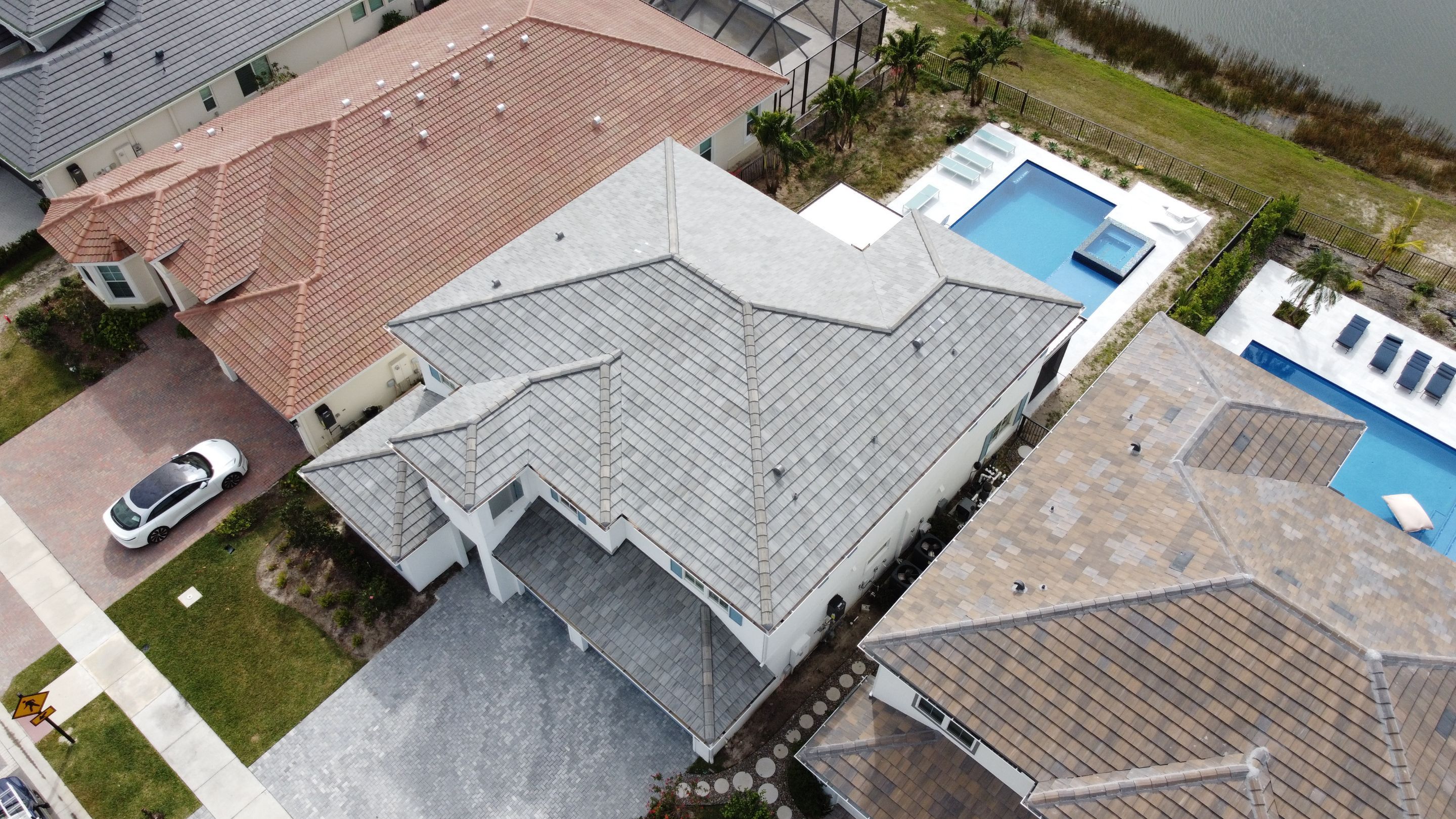 Residential Roofing Installation using Eagle Roofing Tile by BLUES BROTHERS ROOFING
