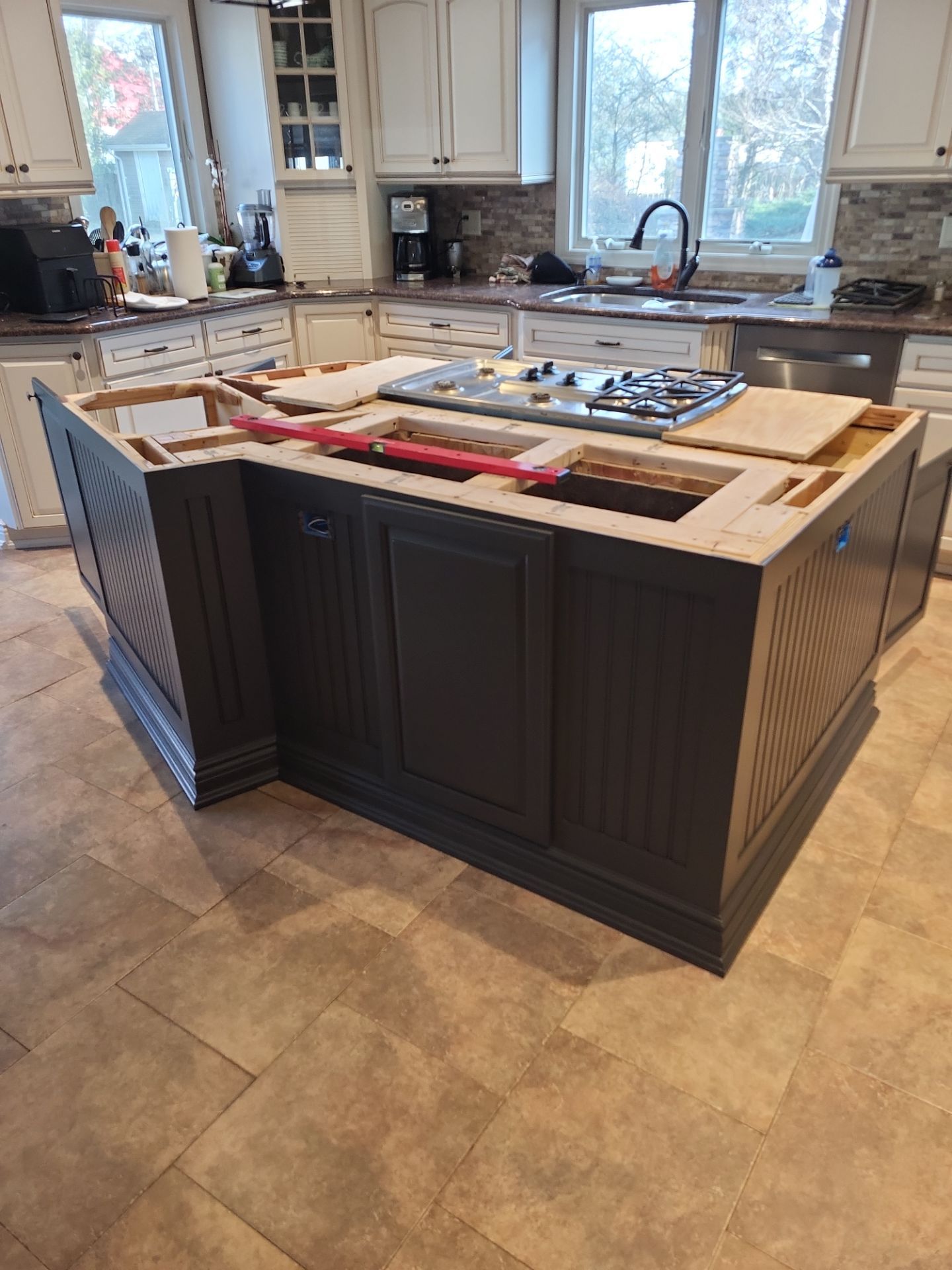 Custom Island Remodel by Spectrum Painting, LLC