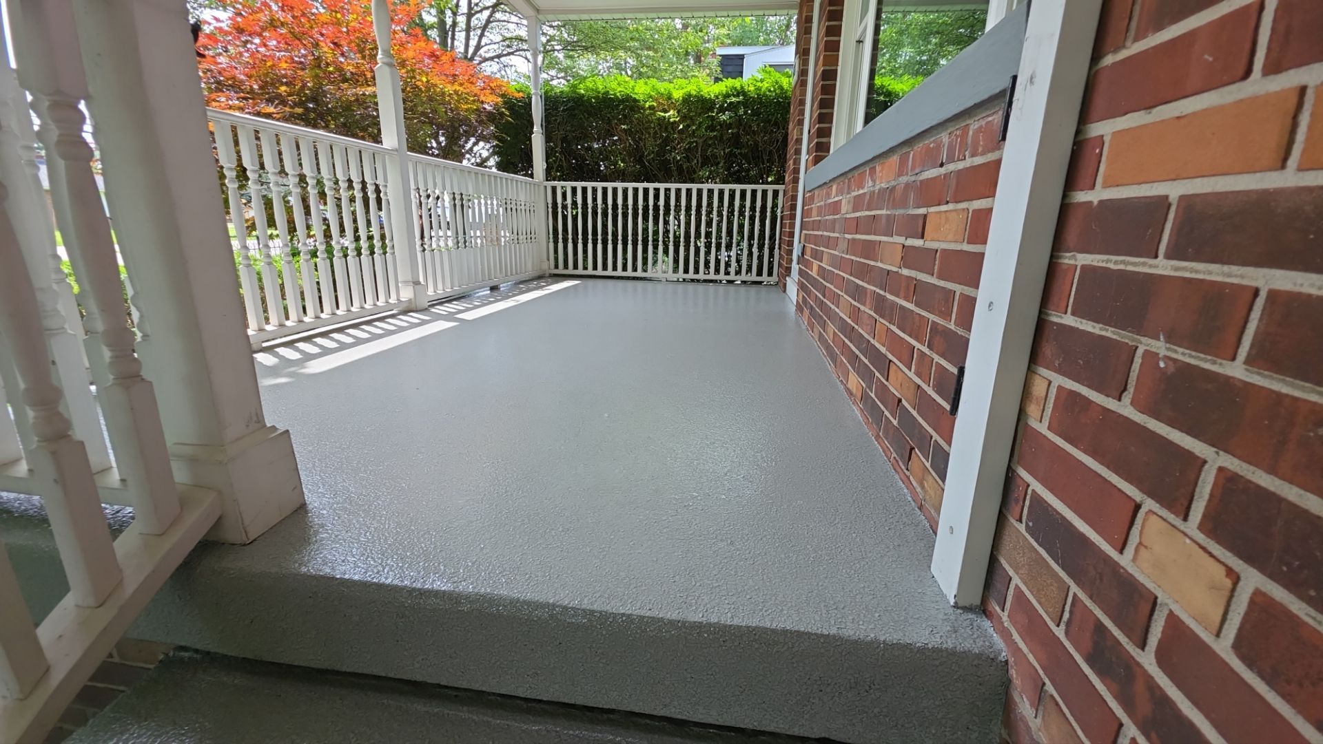 Porch Rehab/Makeover by Xfactor Coatings 