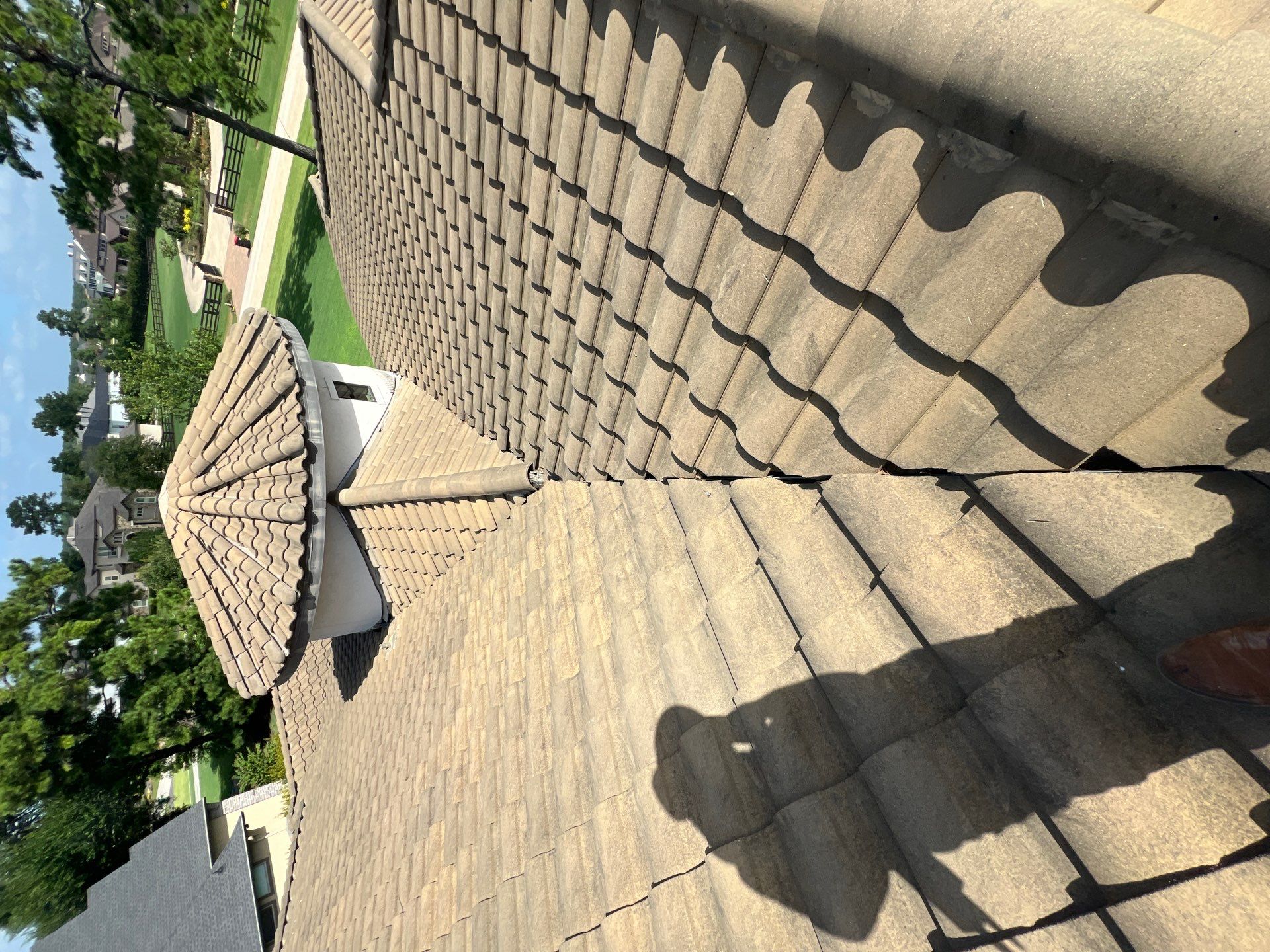 Residential Roofing Repair using tile by Roof Repair Company