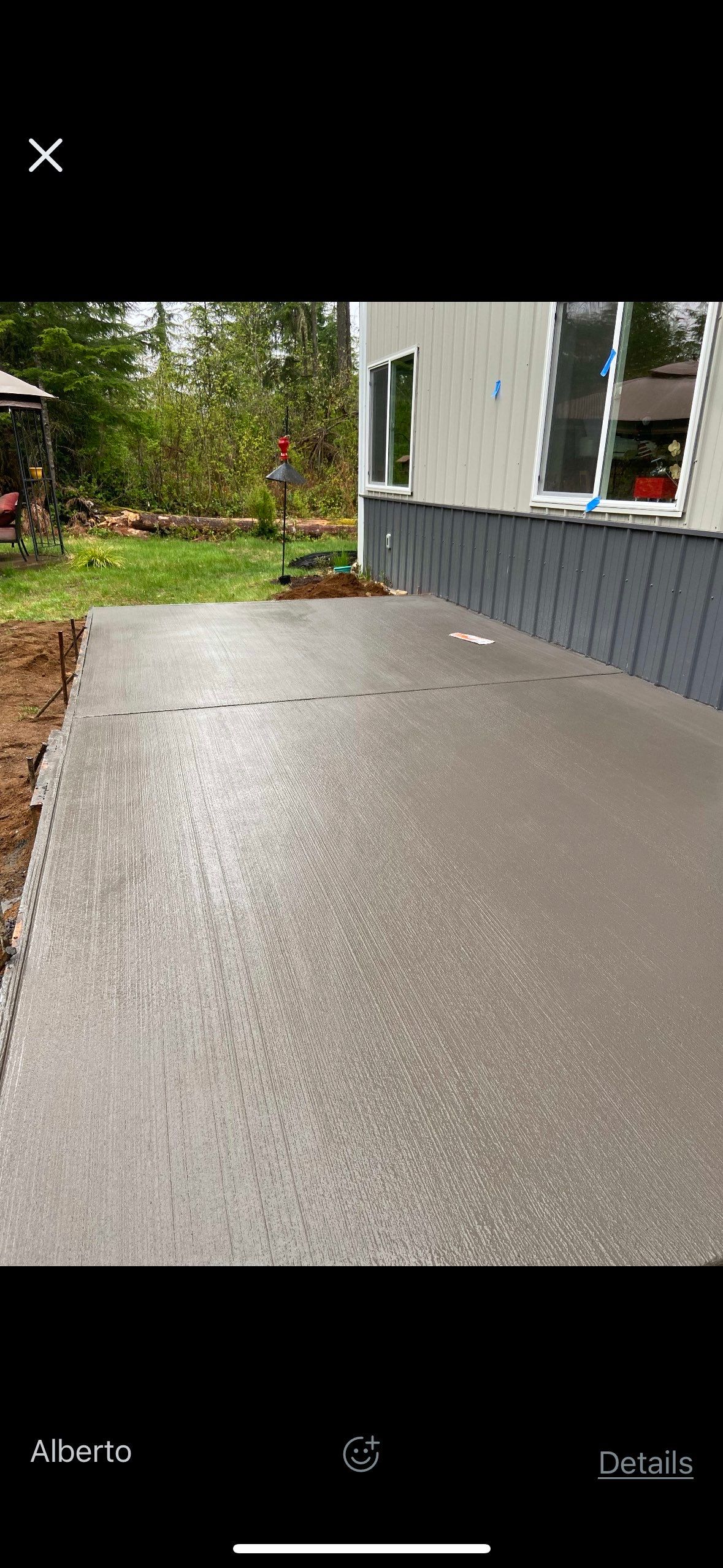 Jamie | Stamped Finish Patio, Concrete Project by Jireh Asphalt & Concrete Inc 