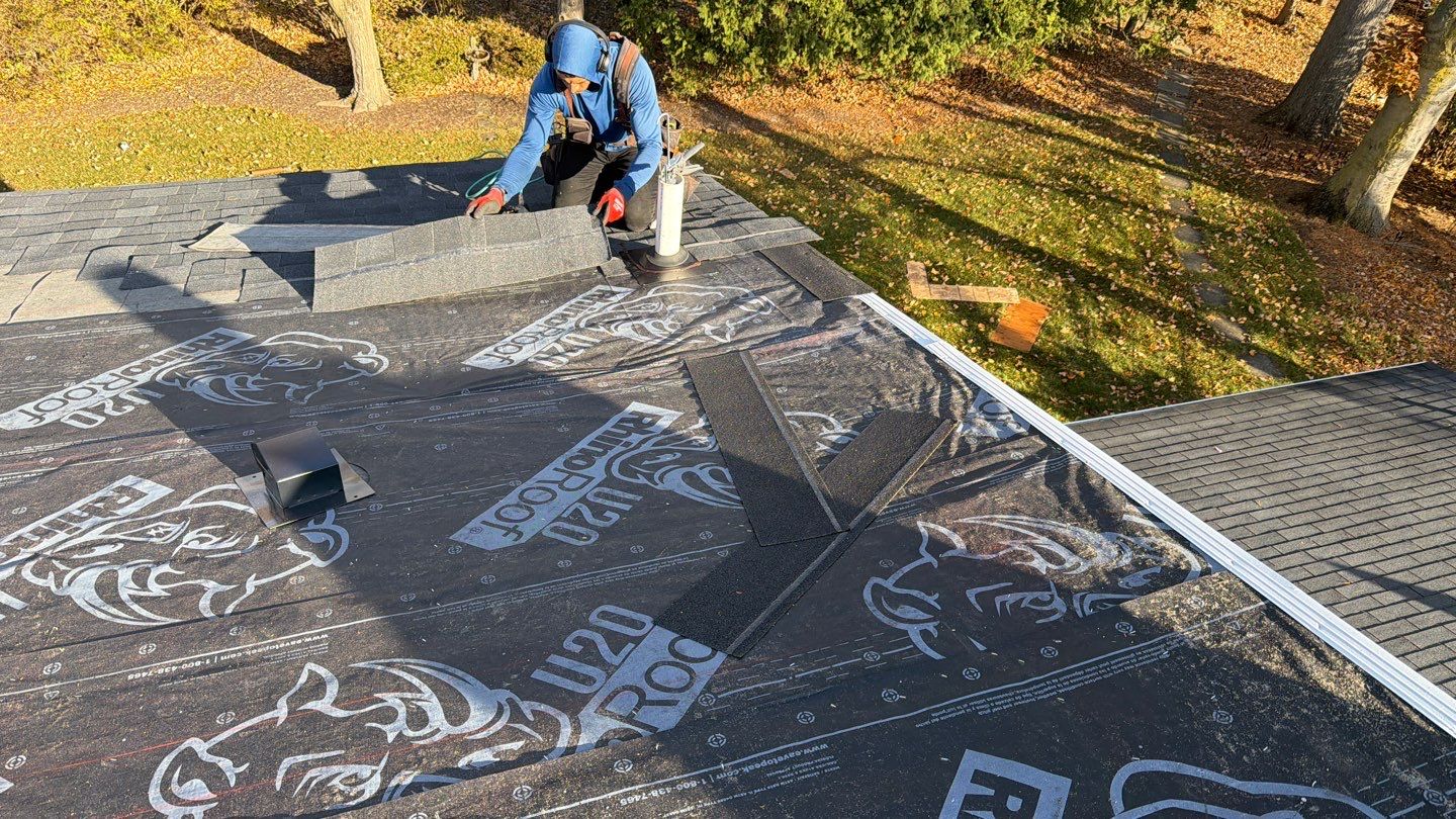 Roof Replacement using Owens Corning Onyx Black by 180 Contractors