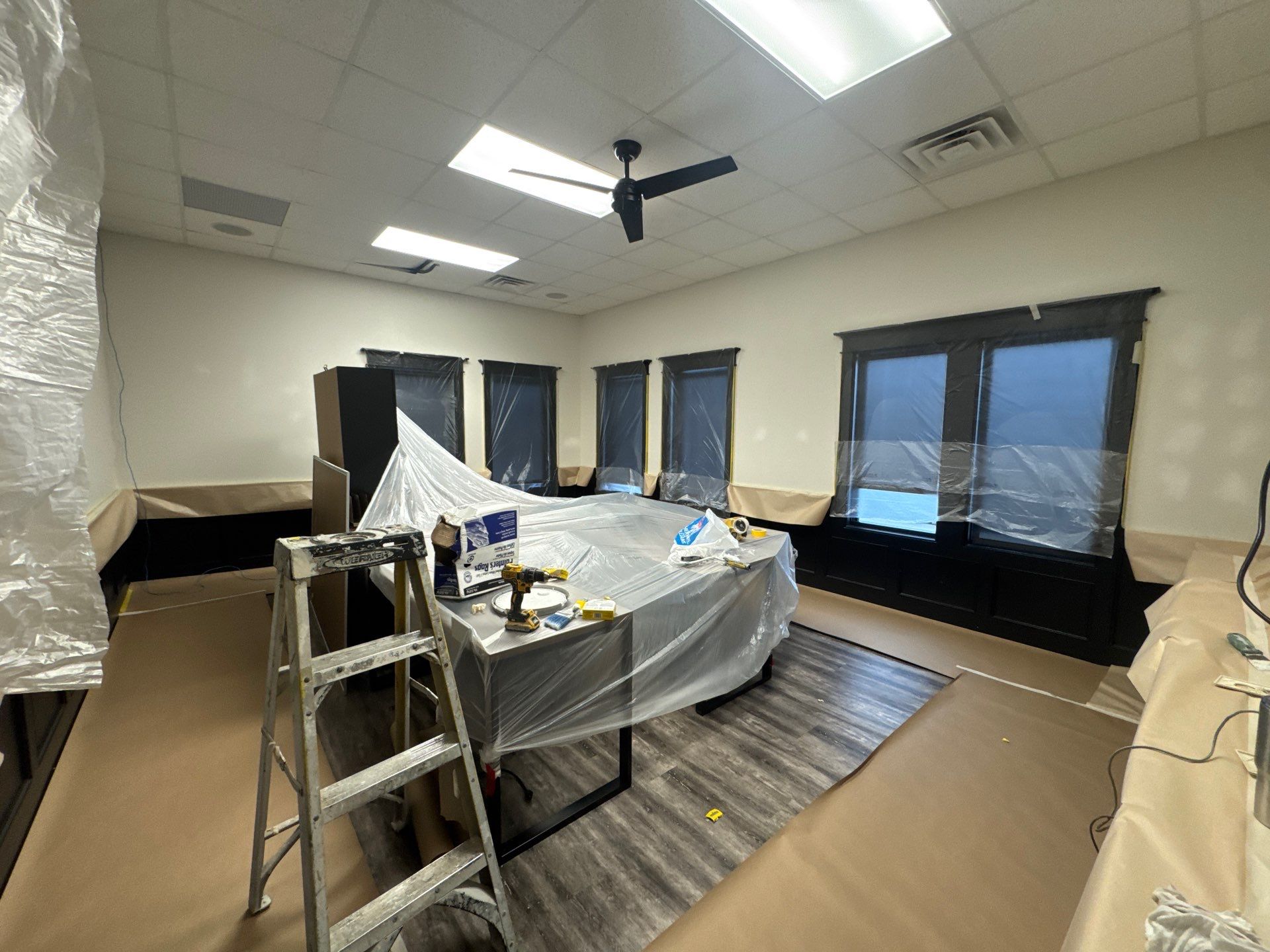 Classic Holdings – Elwell | Ankeny Commercial Interior Repaint in SW Agreeable Gray by Midwest Paint LLC