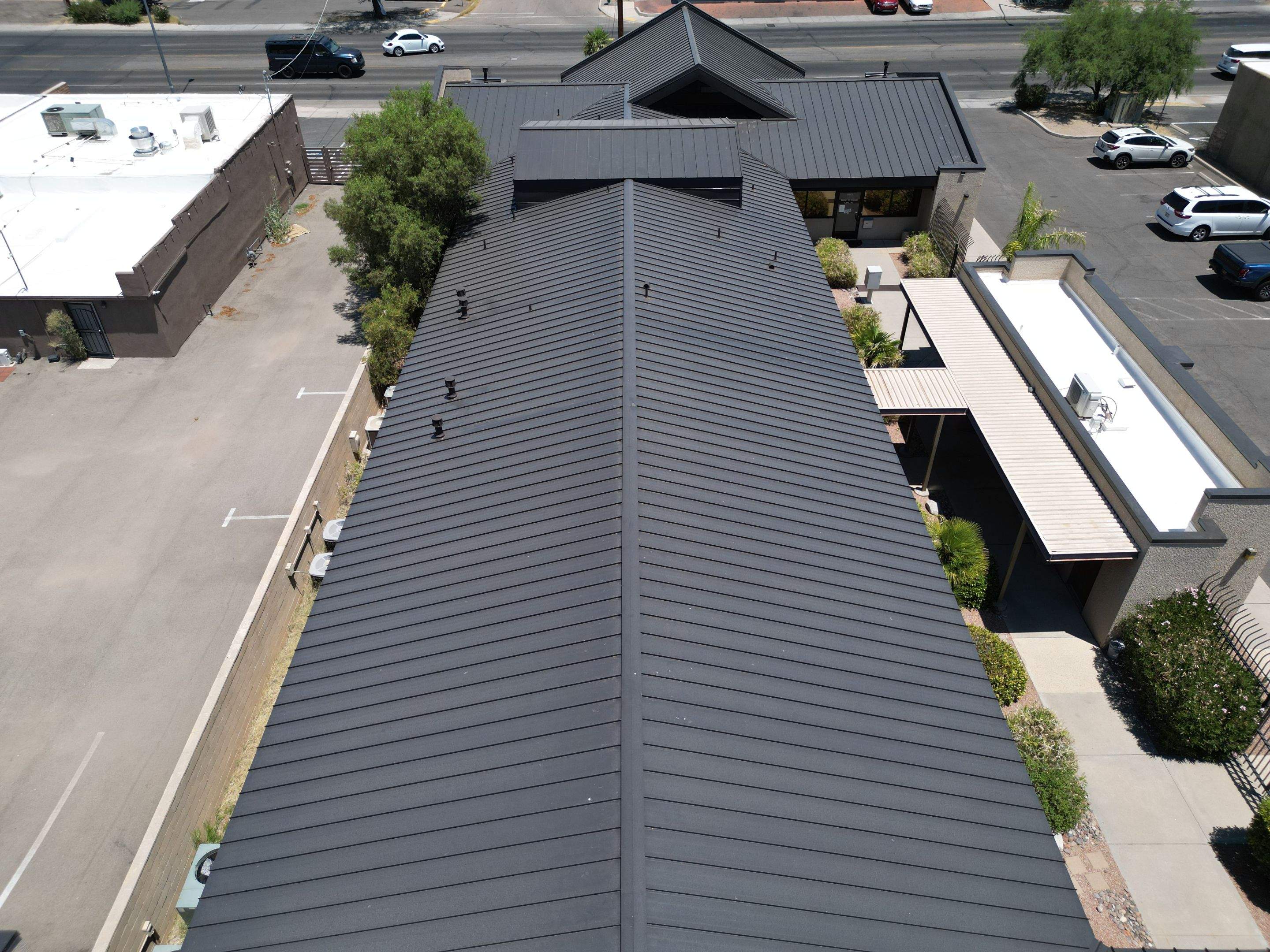 Burnished Slate Standing Seam by Reimagine Roofing
