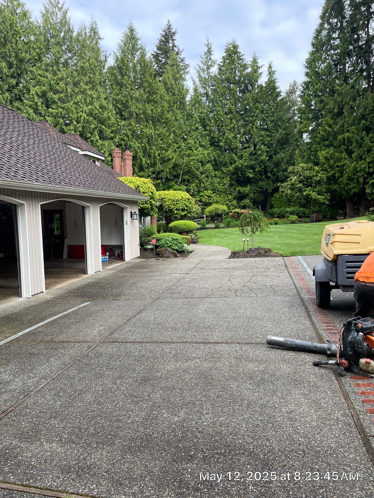 Stamped Concrete Driveway Renovation | Woodinville  by Jireh Asphalt & Concrete Inc 