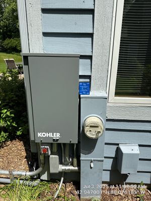 Kohler 26 kW Generator & 200 A Whole‑House Transfer Switch Installation – New Berlin, WI