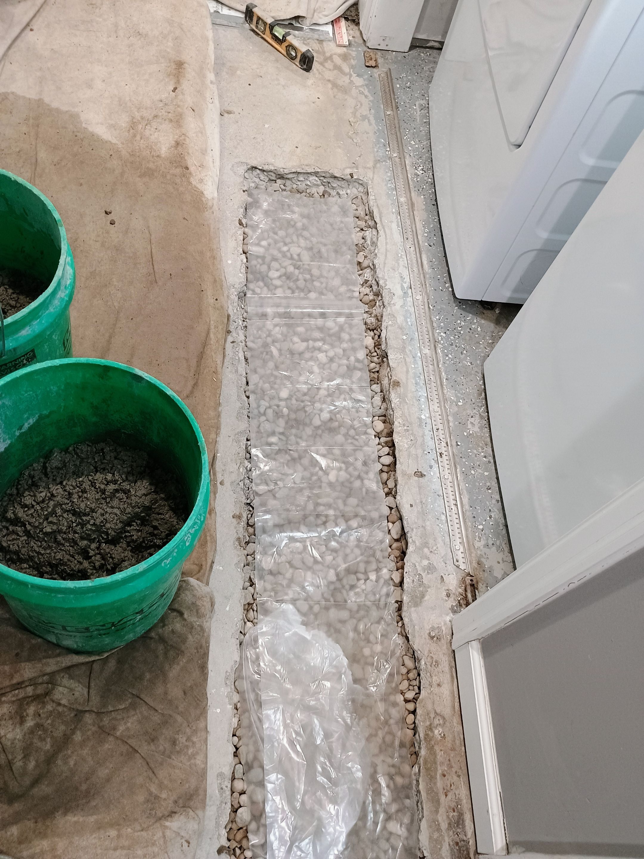 Interior Drain Tile in St. Louis Park by Waterproofing Northeast
