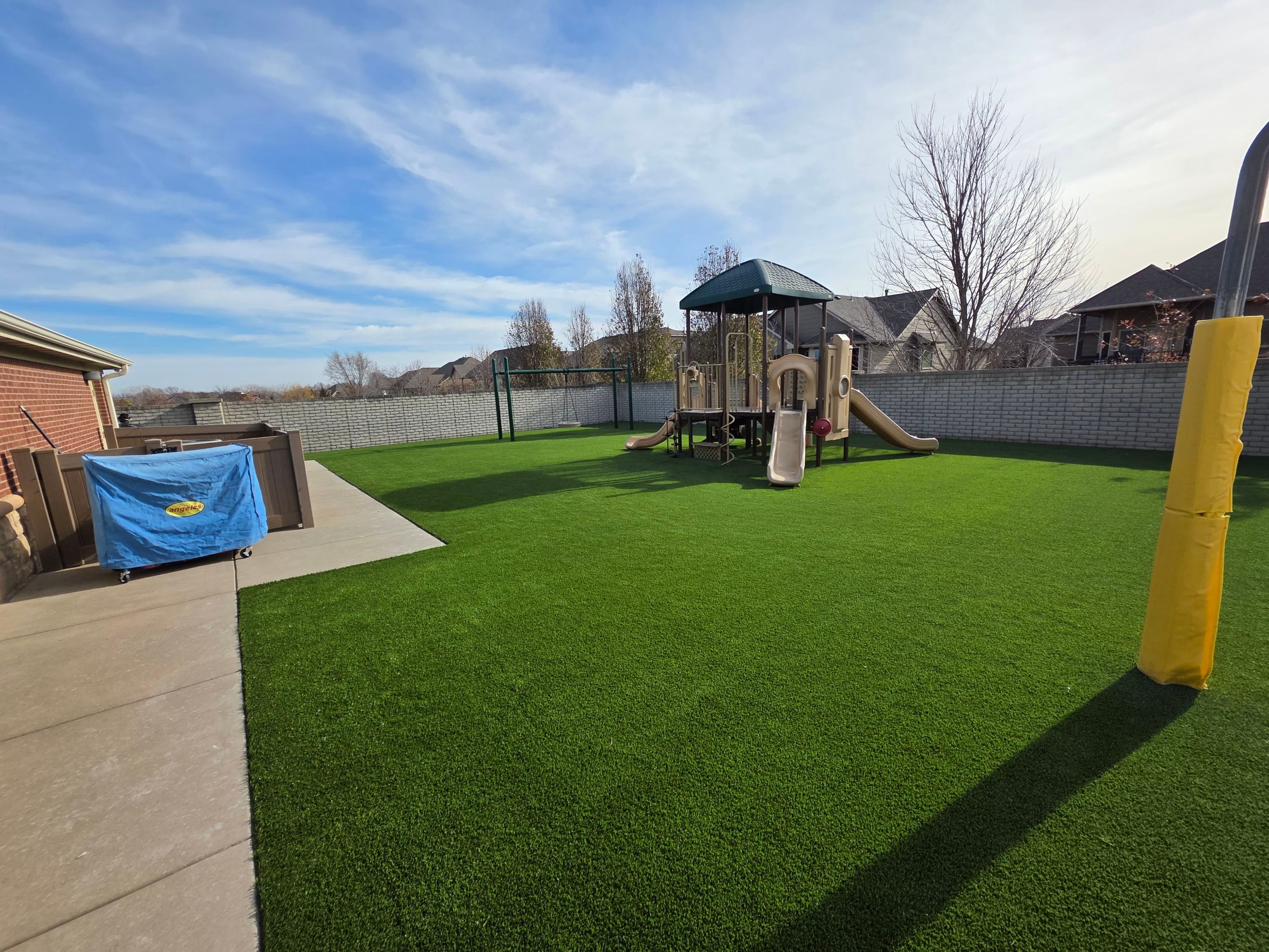 Primrose of East Wichita Daycare Playground Renovation by Southwest Greens Midwest