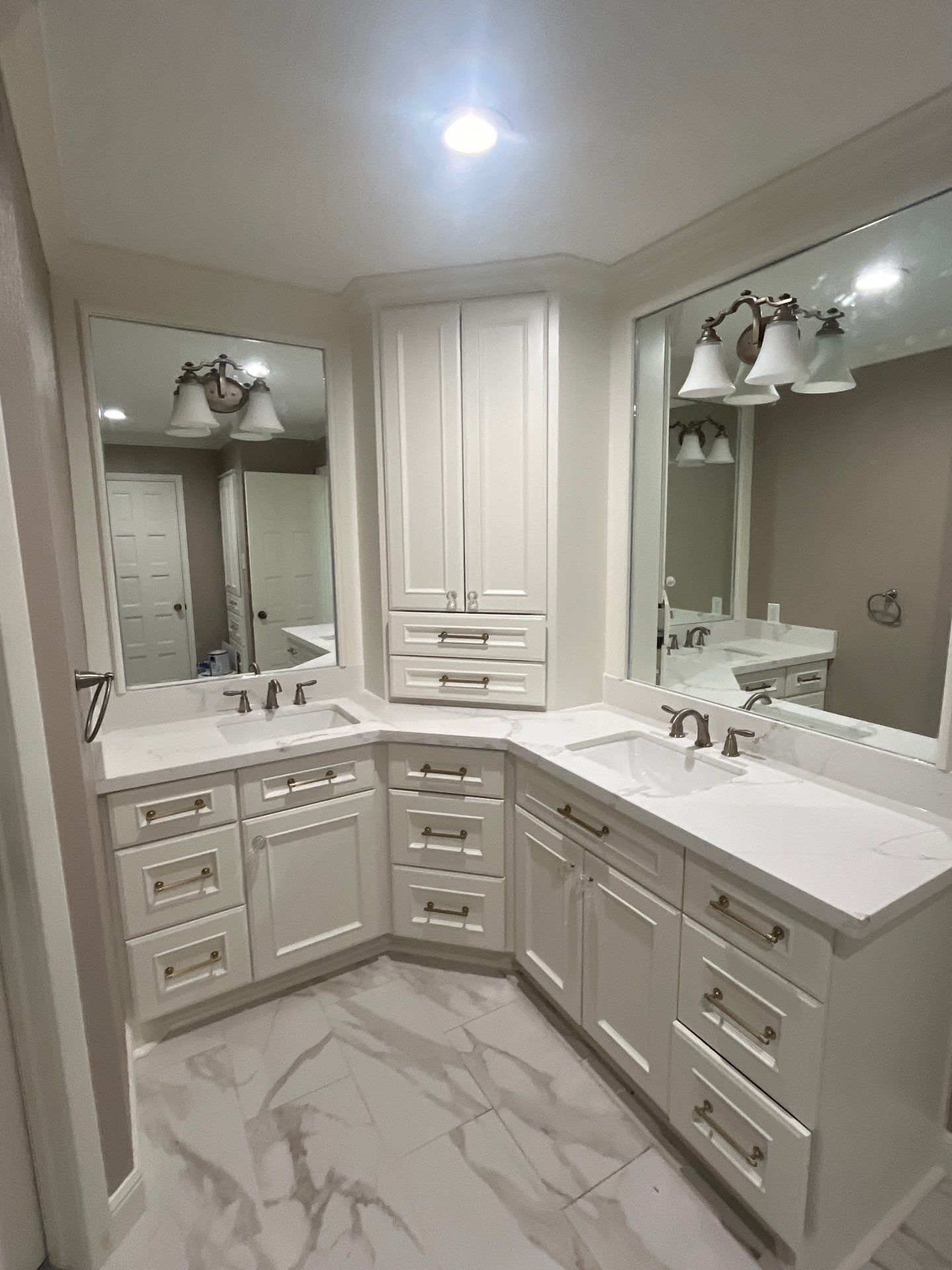 Bathroom Remodel with Water Mitigation Equipment | LT Contractors by L&T General Contractors and Restoration INC