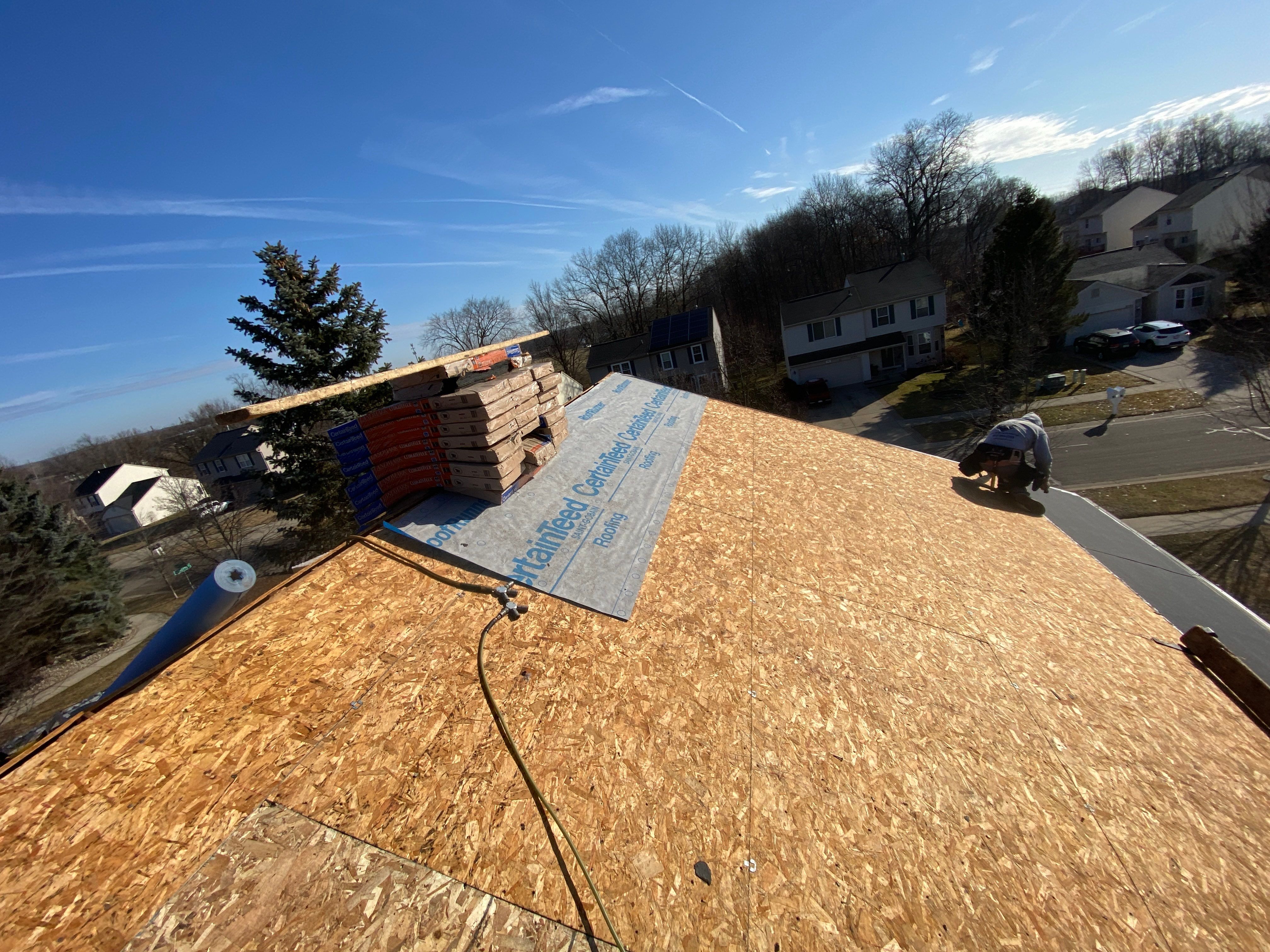 Roof Replacement using Certainteed Landmark Climate-Flex by 180 Contractors