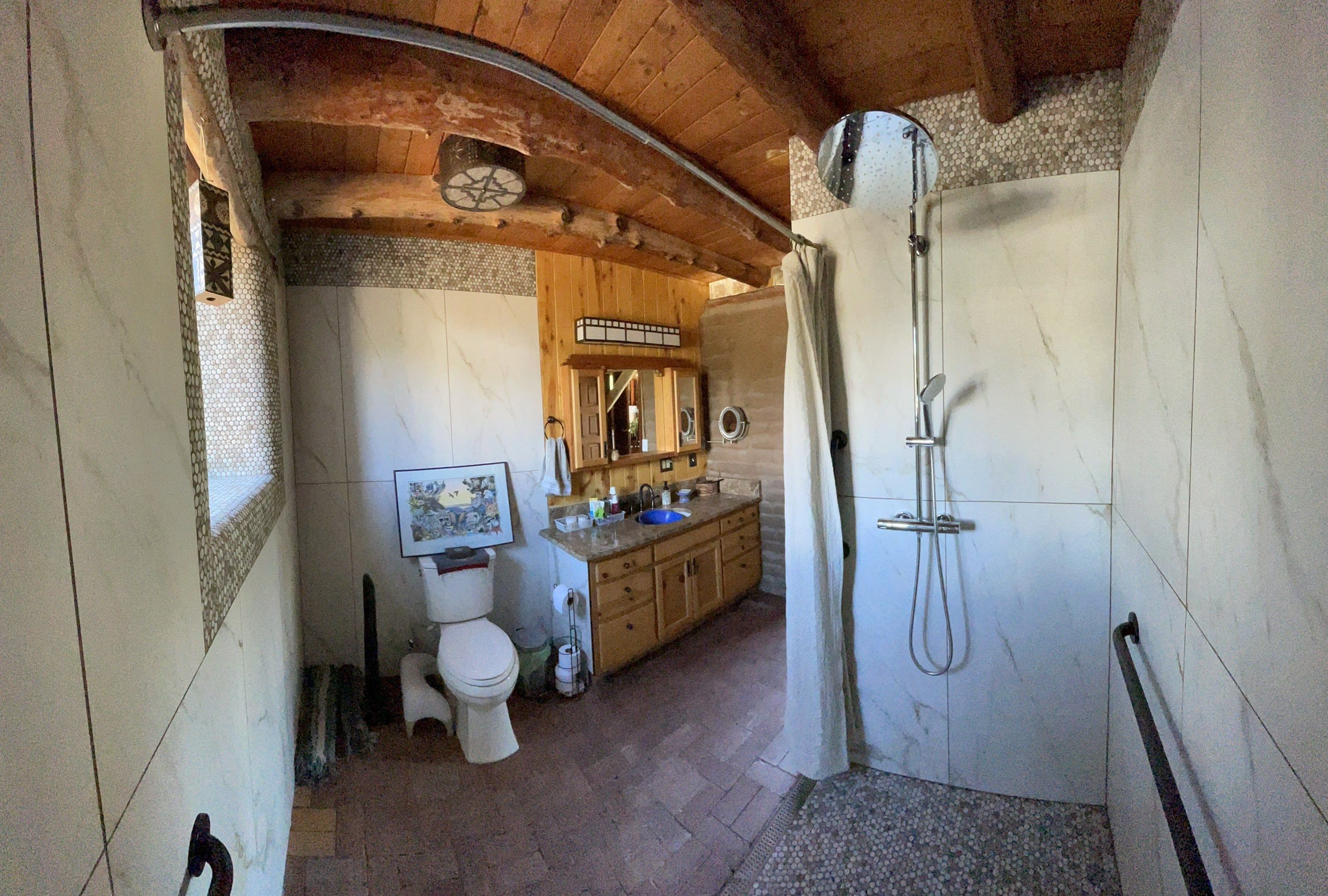 Southwestern Bathroom Remodel by Rio Grande Building & Storage