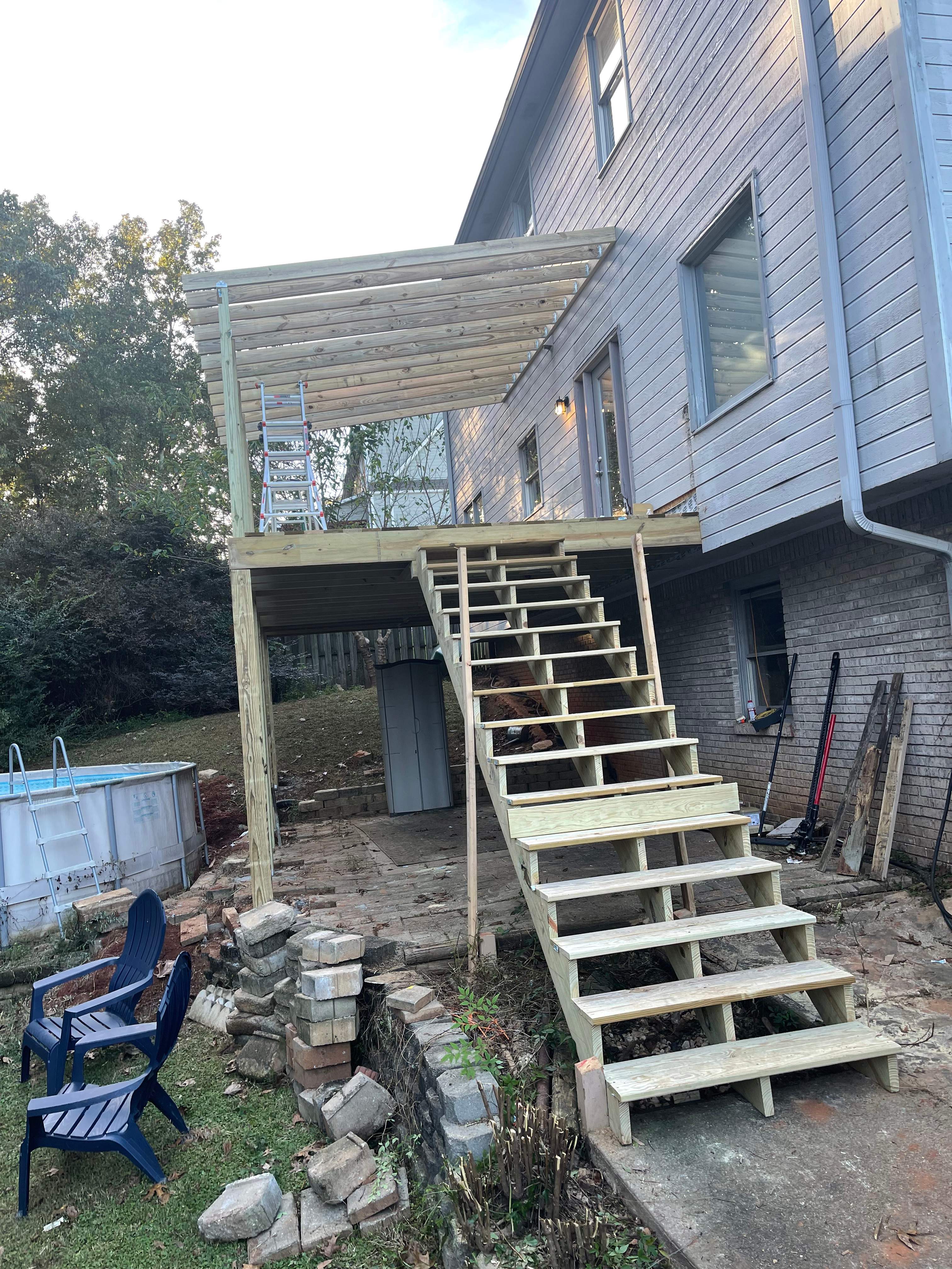 Balmoral Estates Screened Deck  by Pillar and Pine