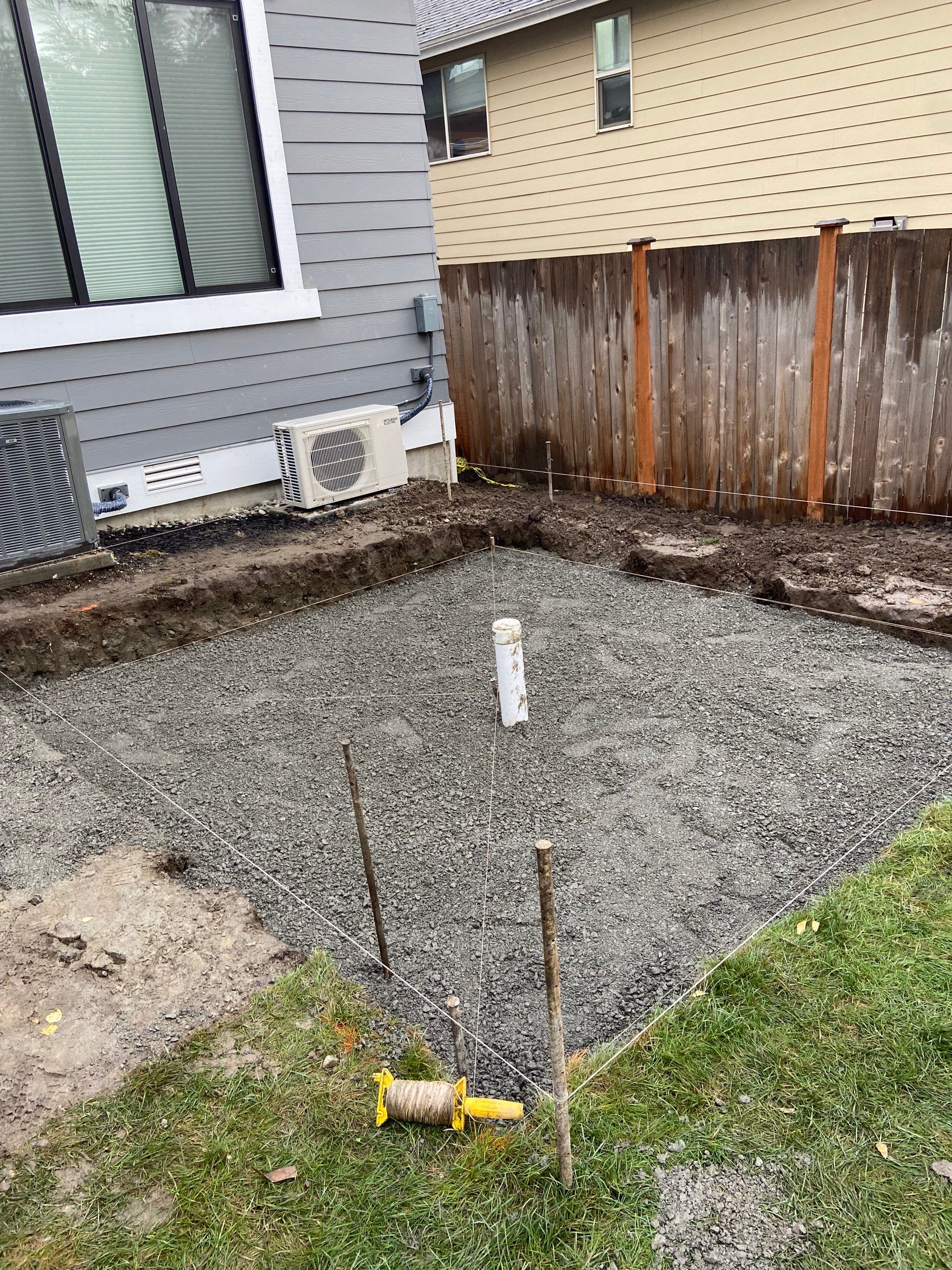 Hardscaping Back Patio Landscape Project  by Jireh Asphalt & Concrete Inc 