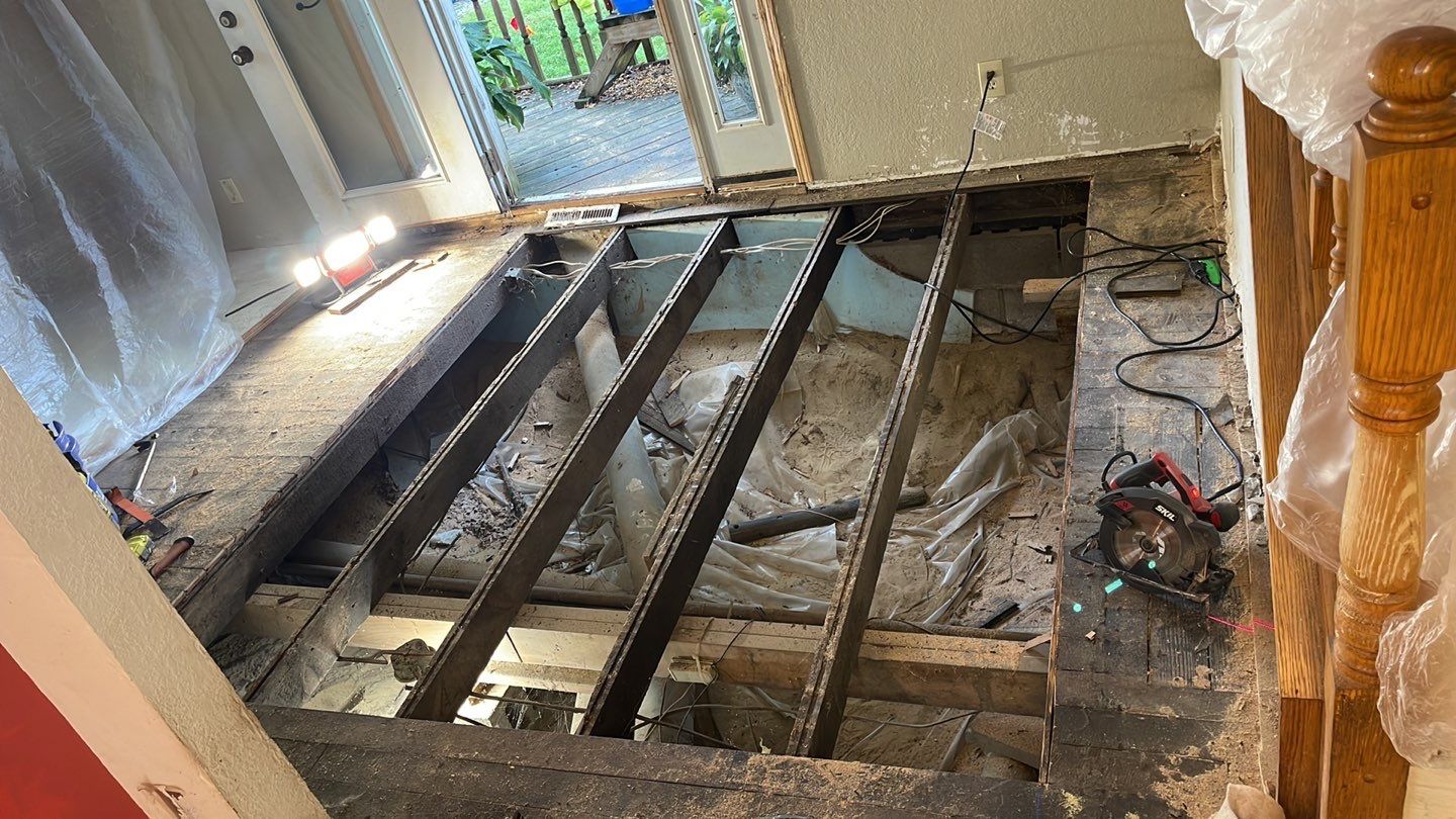 Crawl Space Structural Carpentry: Floor Joist, Beams, & Supports by Toledo Basement Repair 