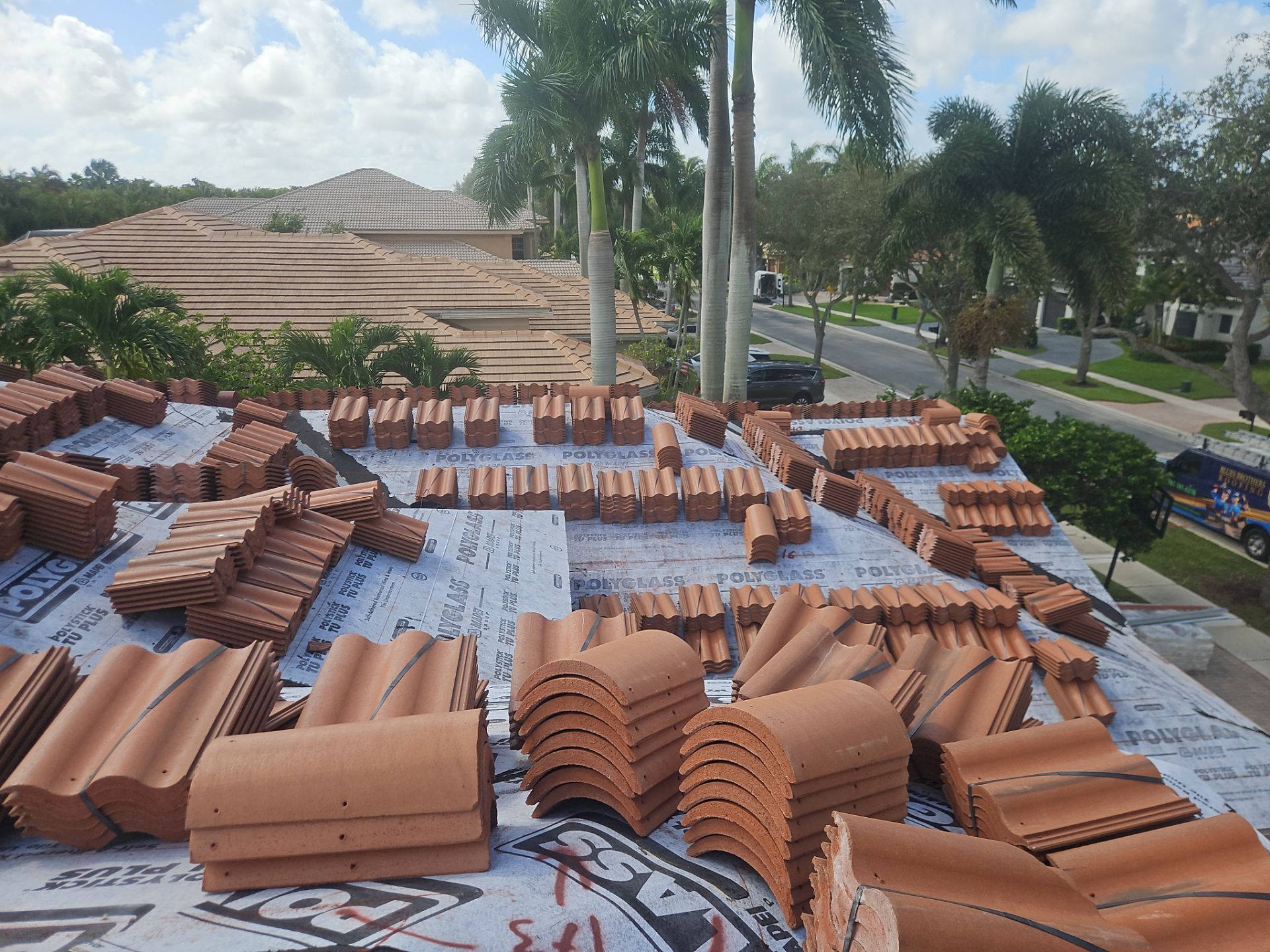 Residential Roofing Installation using Westlake Roofing Tile by BLUES BROTHERS ROOFING