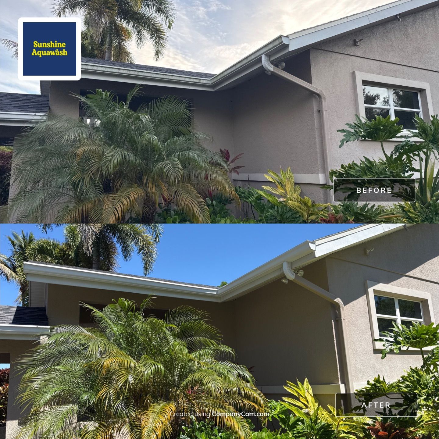 Large House Wash & Pool Cage Cleaning with Heavy Mud Dauber Nest Removal – Bradenton, FL 34209 by Sunshine AquaWash