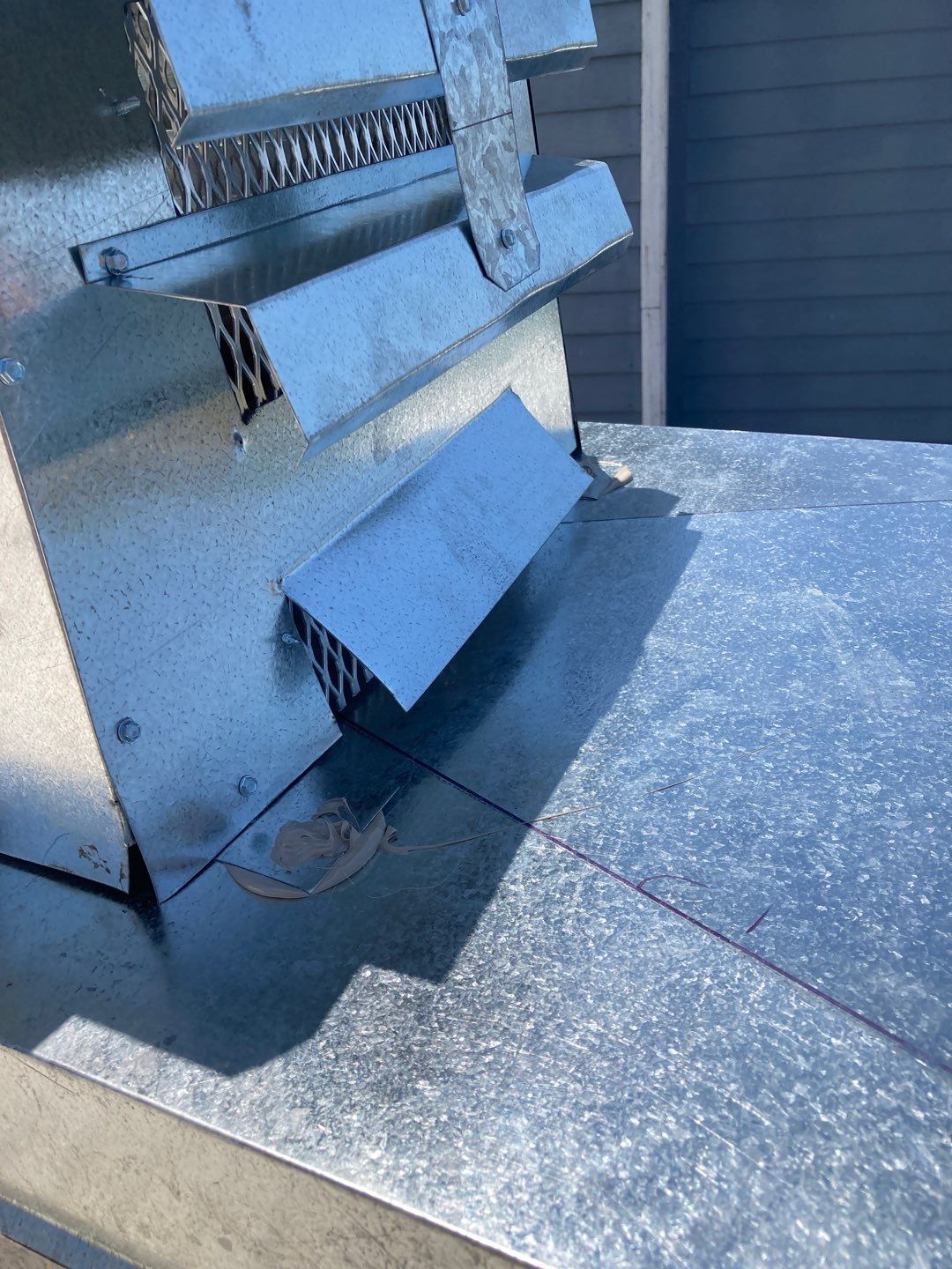Chimney Cap & Chase Replacement using Custom Fabricated Steel by Lighthouse Roofing