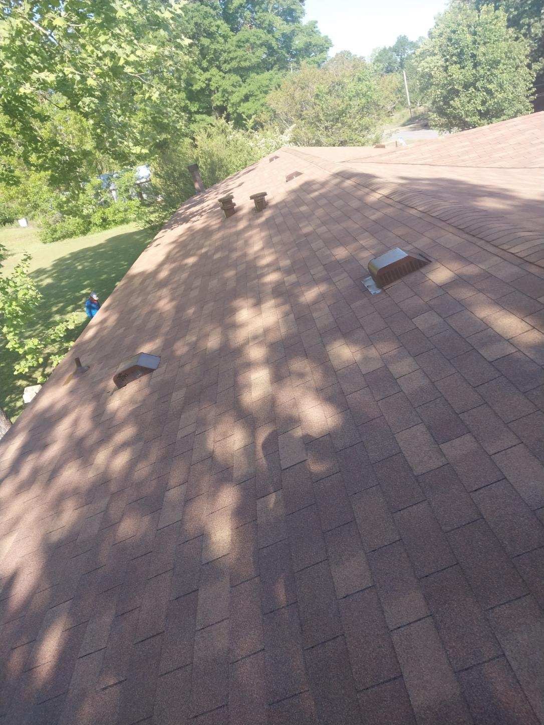 Storm Restoration Reroof: 25 Year 3-Tab Shingle by Hostetler Roofing