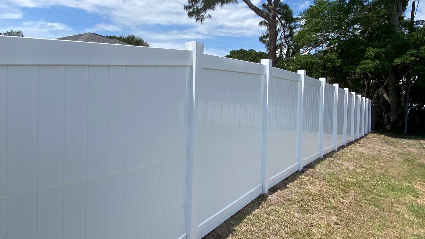 Venice, FL 6ft. Tall White Vinyl Privacy Fence  by Asap fence and gates, LLC