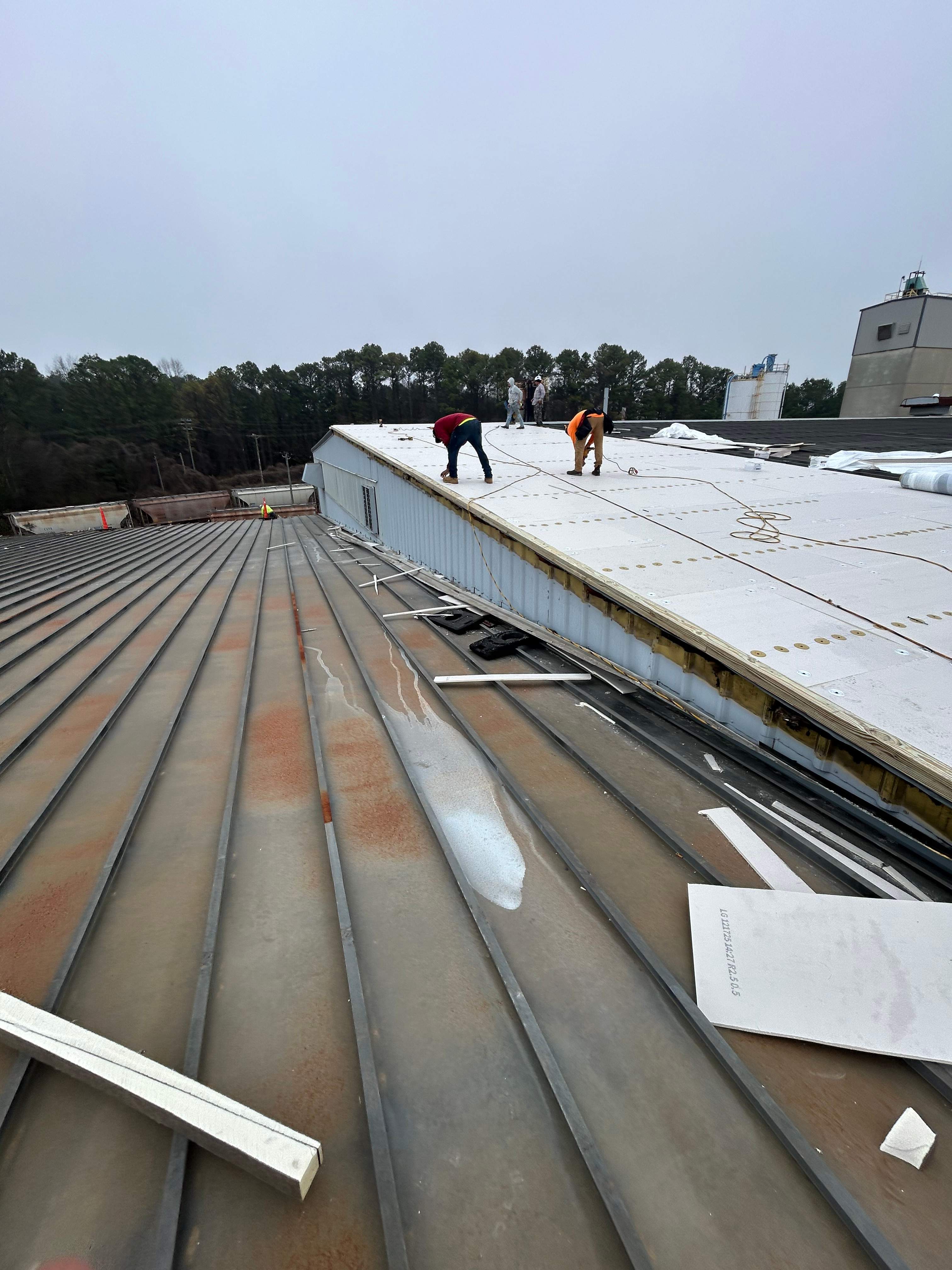 Project in Hampton, GA by Commercial Roofing Group