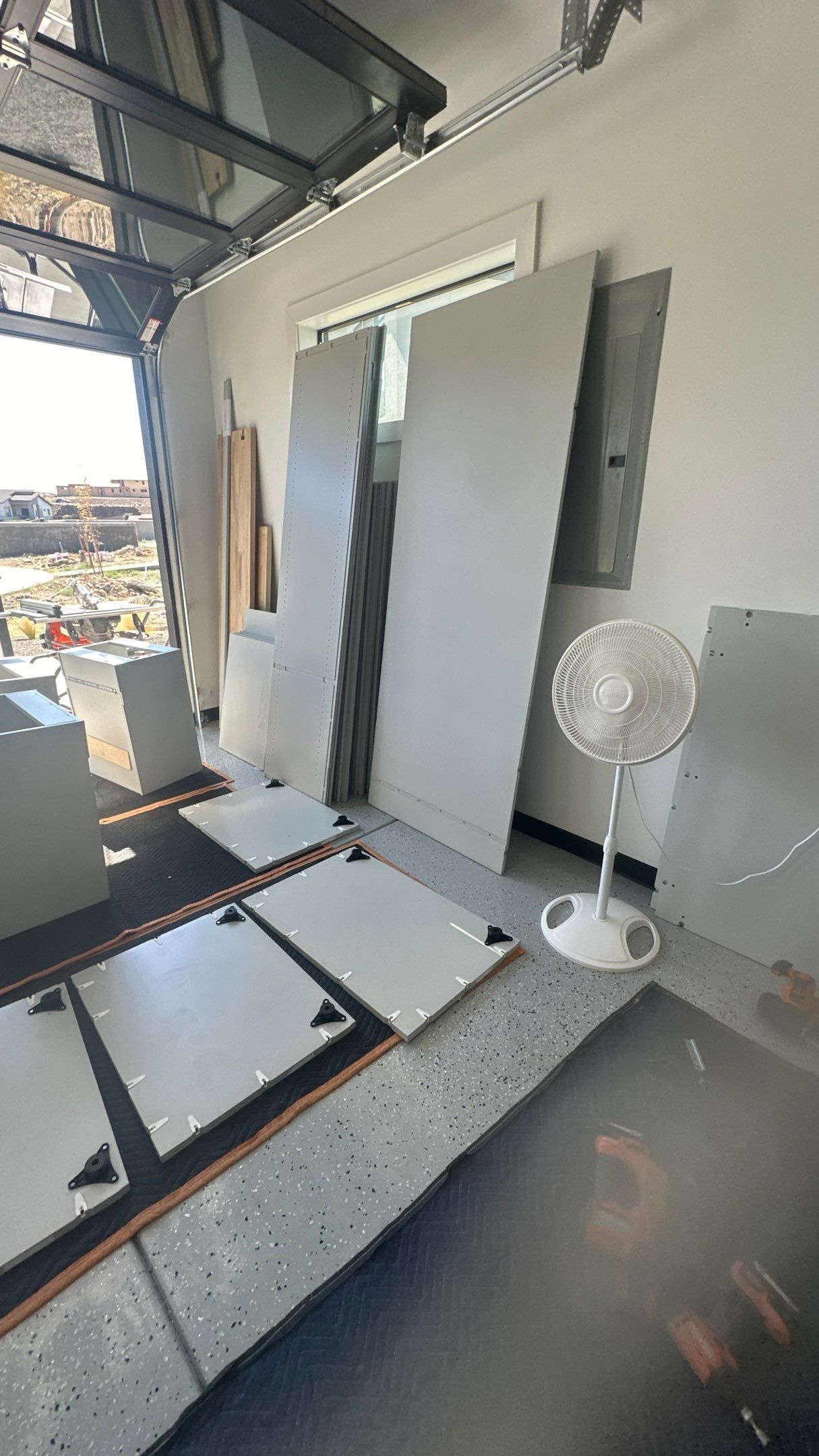 Cabinet Installation using Platinum by Croc Coatings, LLC
