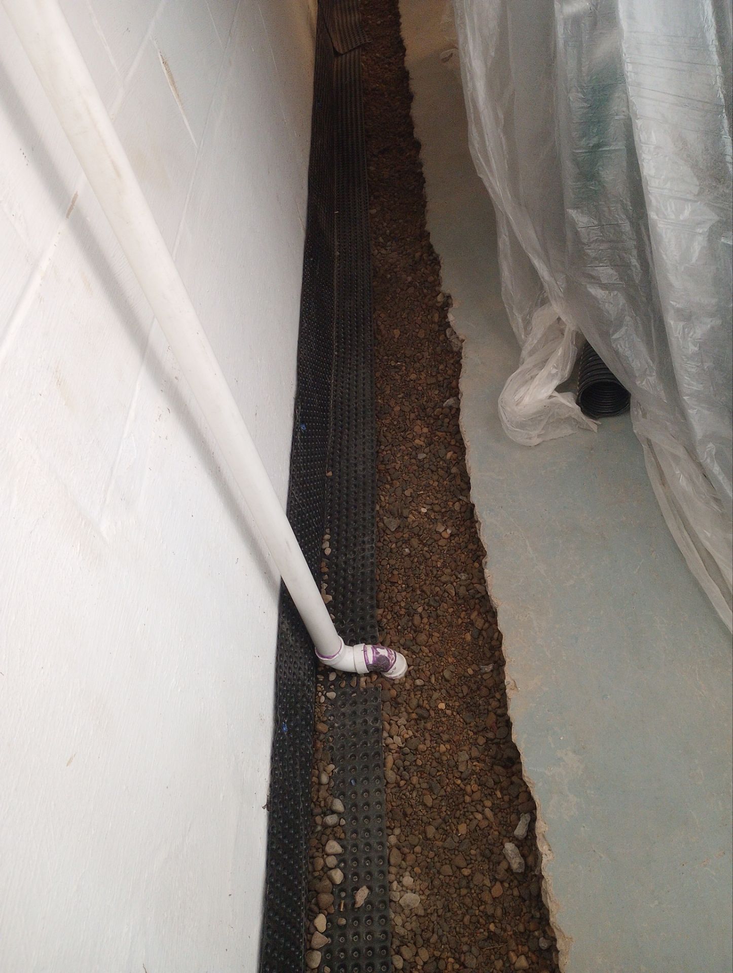Golden Valley Drain Tile by Waterproofing Northeast
