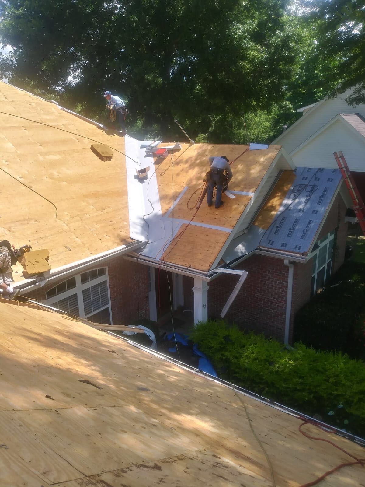 Residential Roofing Installation using Roof Replacement by American Roofing & Construction LLC