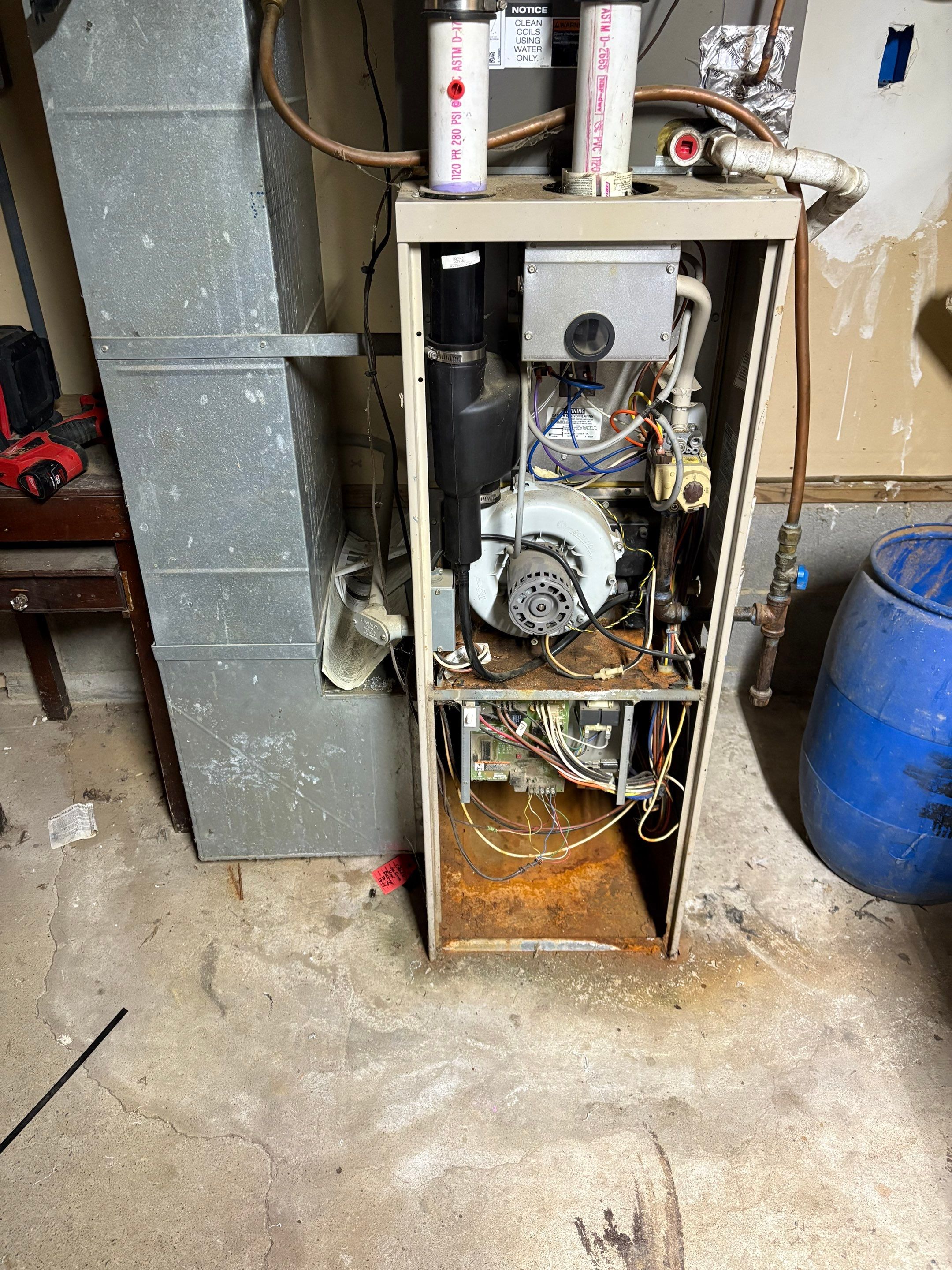 Amana Furnace Install in Harrisonburg by Elemental Heating and air conditioning LLC