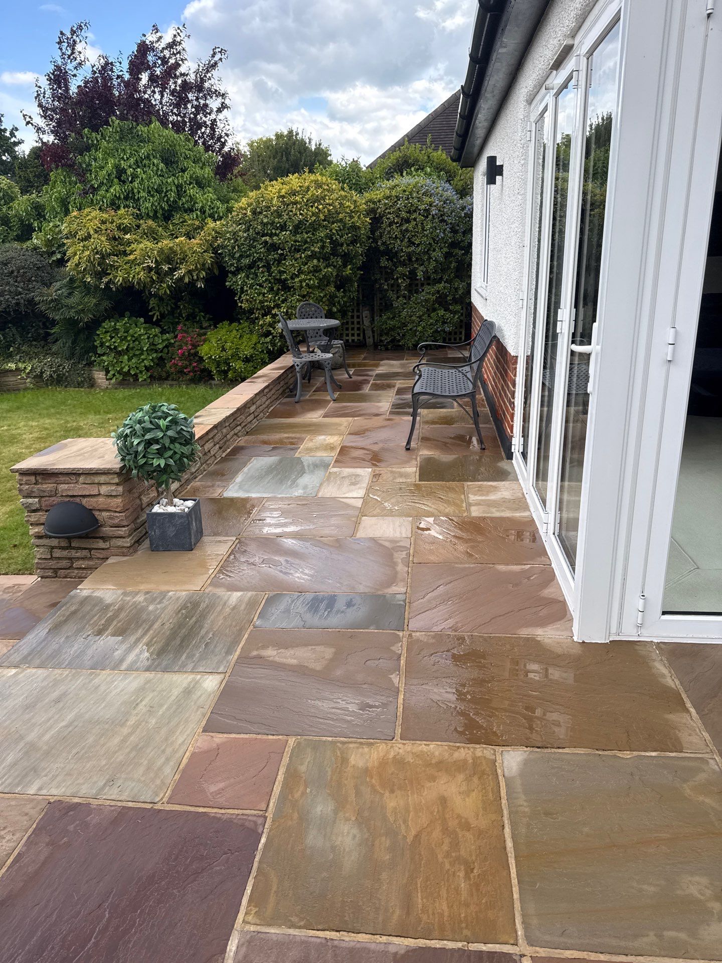 Patio and Lean to clean Epsom by Ges Exterior Cleaning ltd