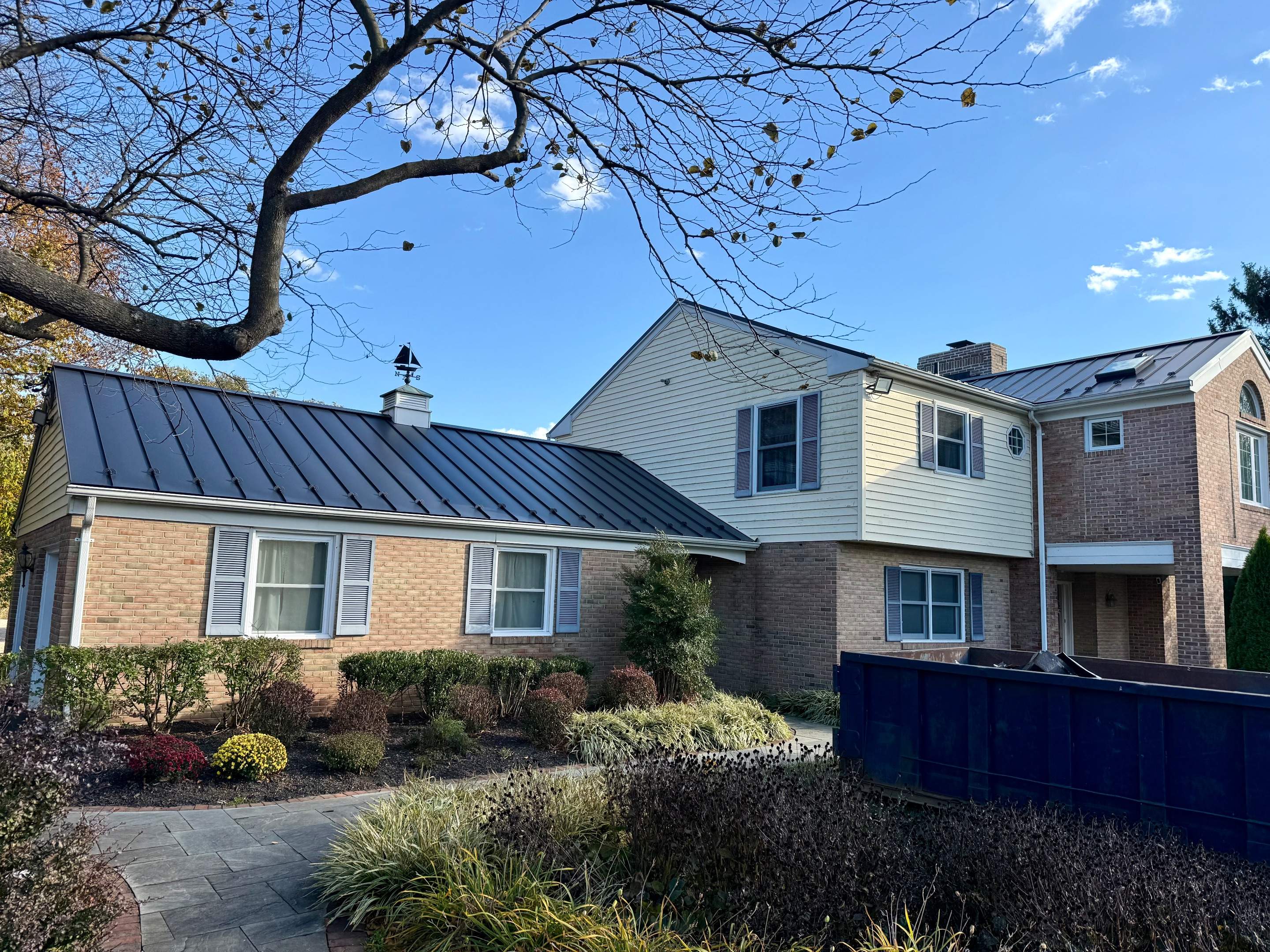 Residential Roofing Installation using Standing Seam Metal Roof | Mechanically Fastened | 24 Gauge by Matter Construction, LLC