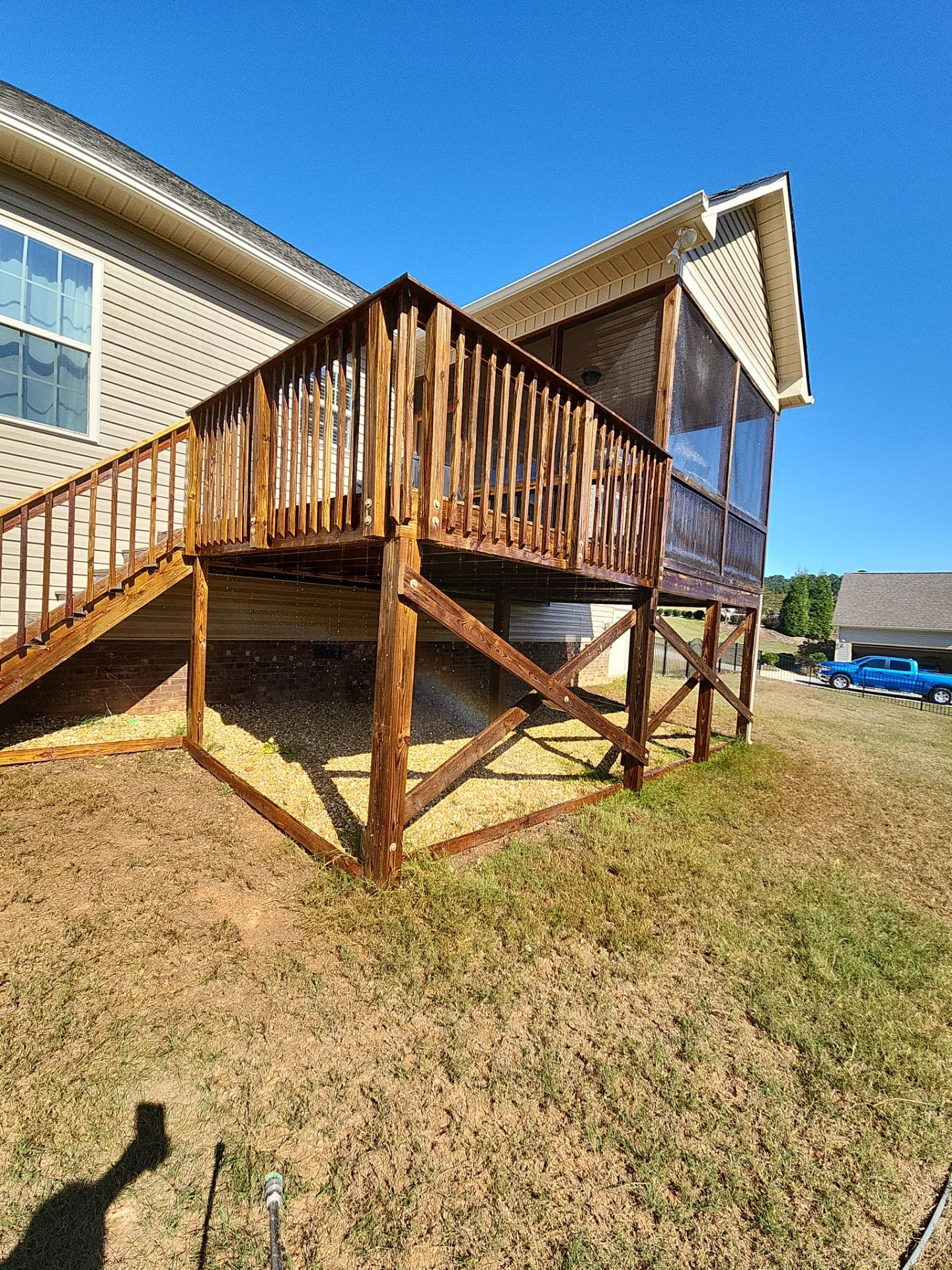 Weathered Deck using Wood Sealant by DuraSeal