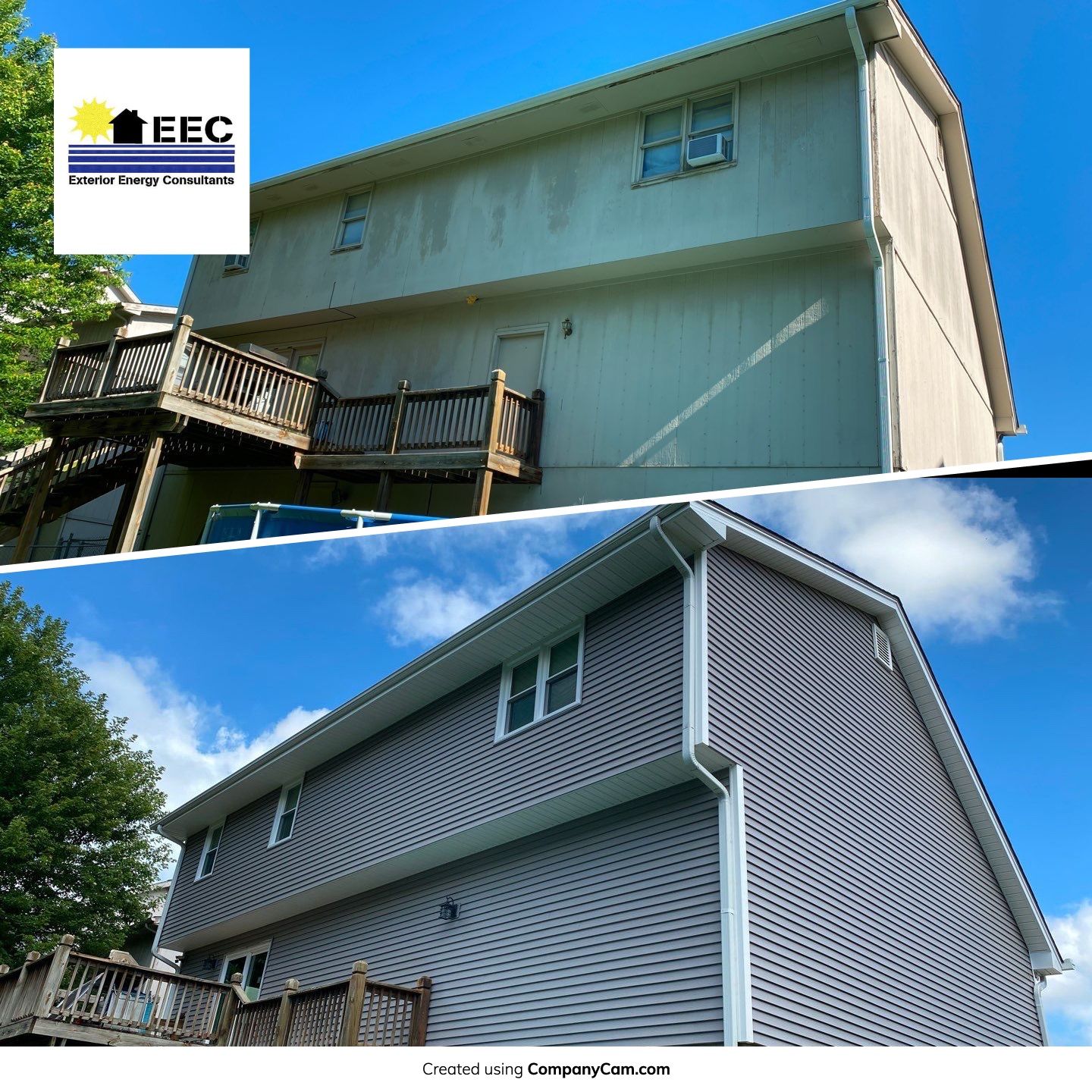 WOOD ROT to New Vinyl Siding by EEC  Windows, Siding & Roofing 