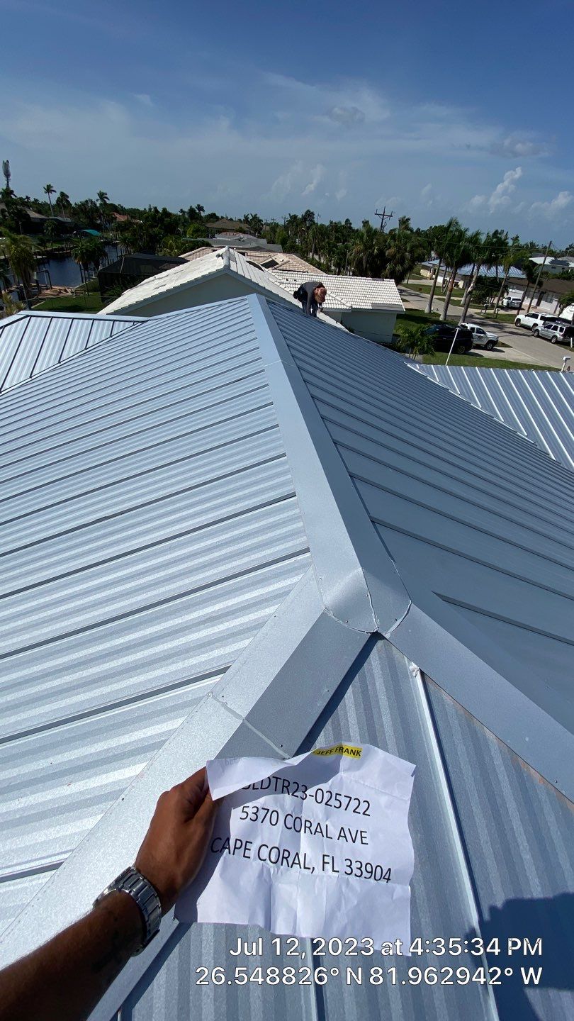 Residential Roofing Installation using Standing Seam Metal by Protek Roofing Heating Air & Solar