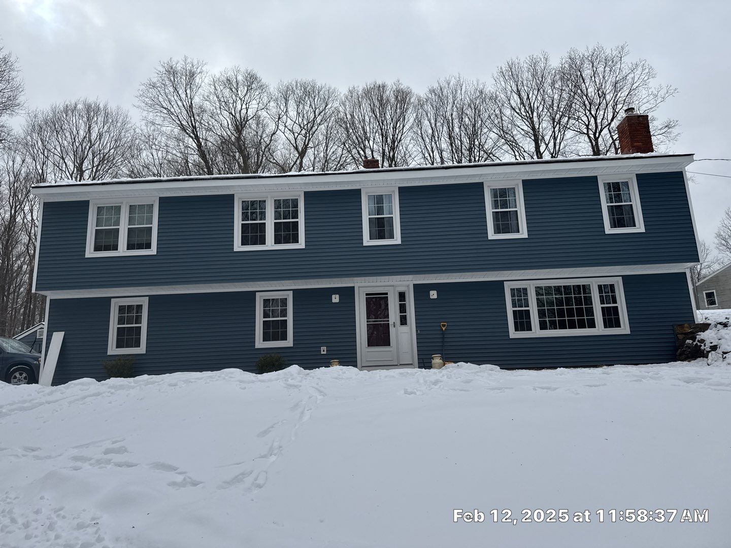 Siding Installation using CertainTeed Mainstreet Vinyl Siding - Pacific Blue by A Plus Exterior