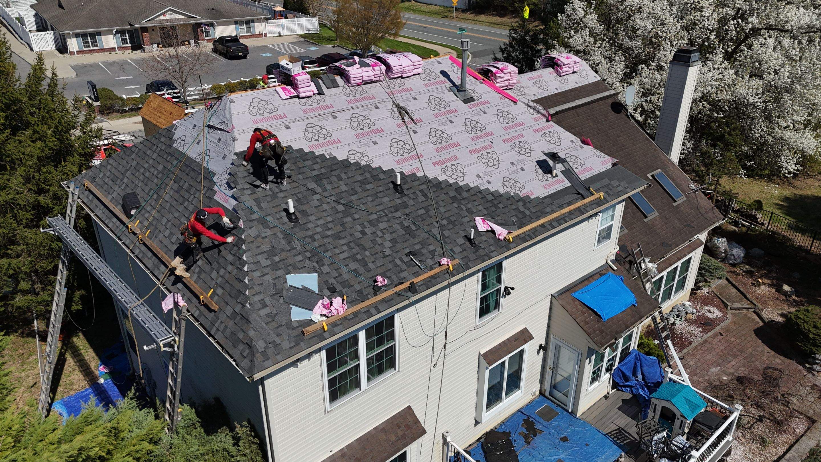Roof Project in Stewartsville, NJ by All State Home Improvement Inc.