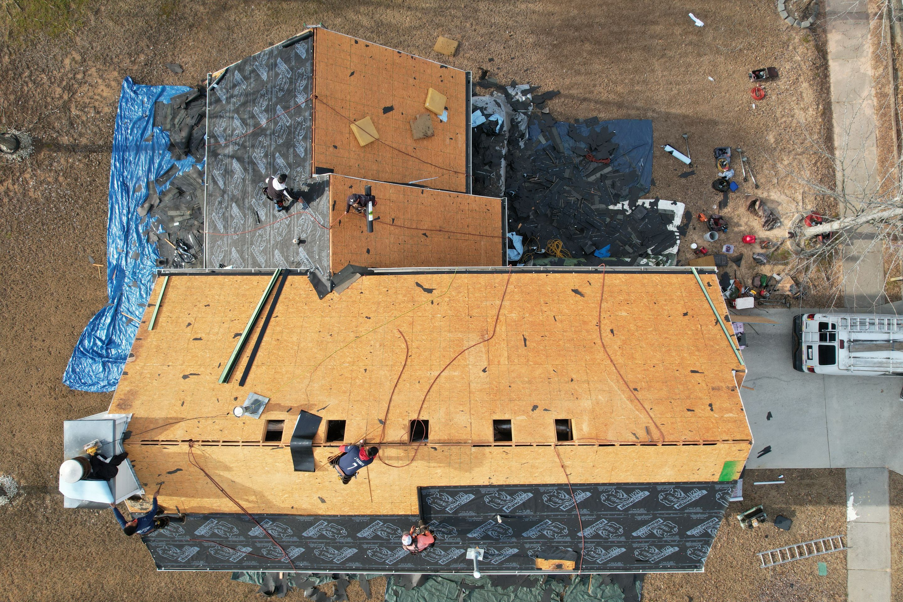 Residential Roofing Installation using Owens Corning by Inspector Roofing and Restoration