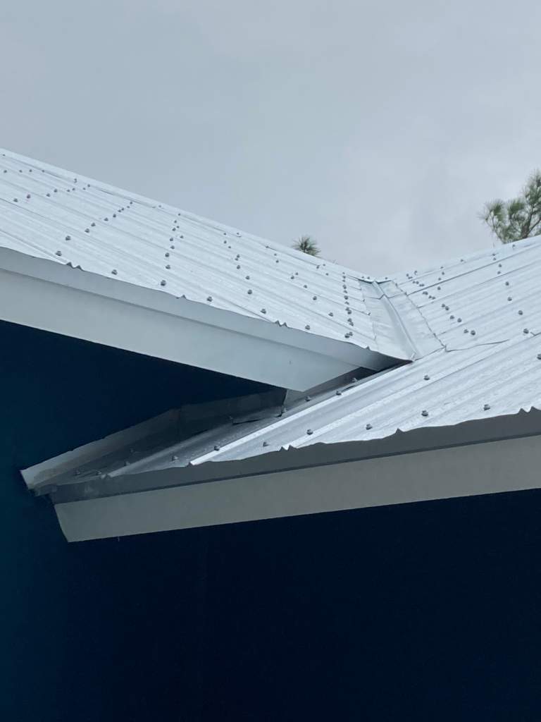 26ga 5V Crimp Mill Finish by Total Roofing System The Metal Roof Experts
