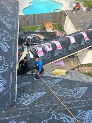 Residential Roofing Installation using Owen's Corning Duration (Lifetime) Shingles