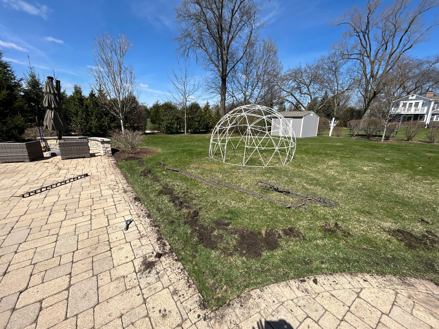 Brick paver repair, cleaning sanding and sealing by Northern Power Washing LLC.