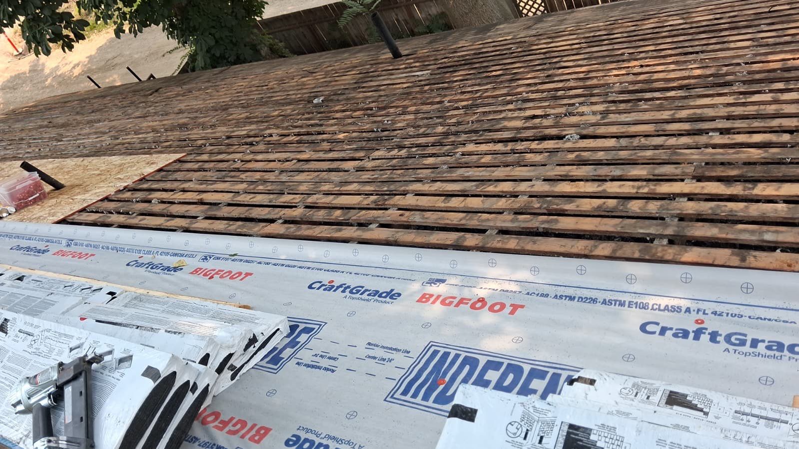 Full Residential Roof Replacement with New OSB Sheathing in Nampa by Olive Roofing