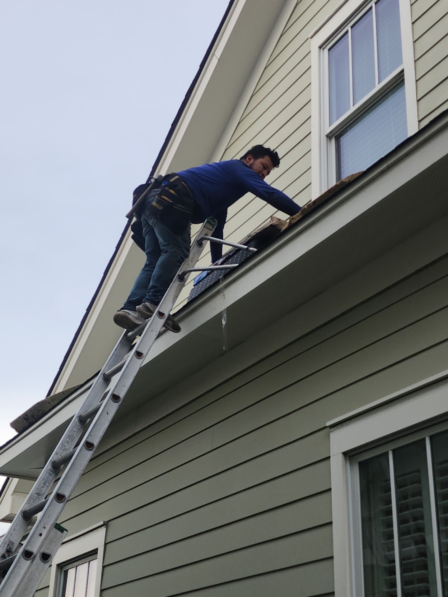 Flashing and siding repair by Indigo State Roofing