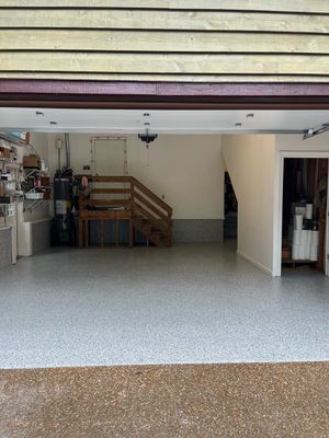 Garage Floor Coating using Coyote