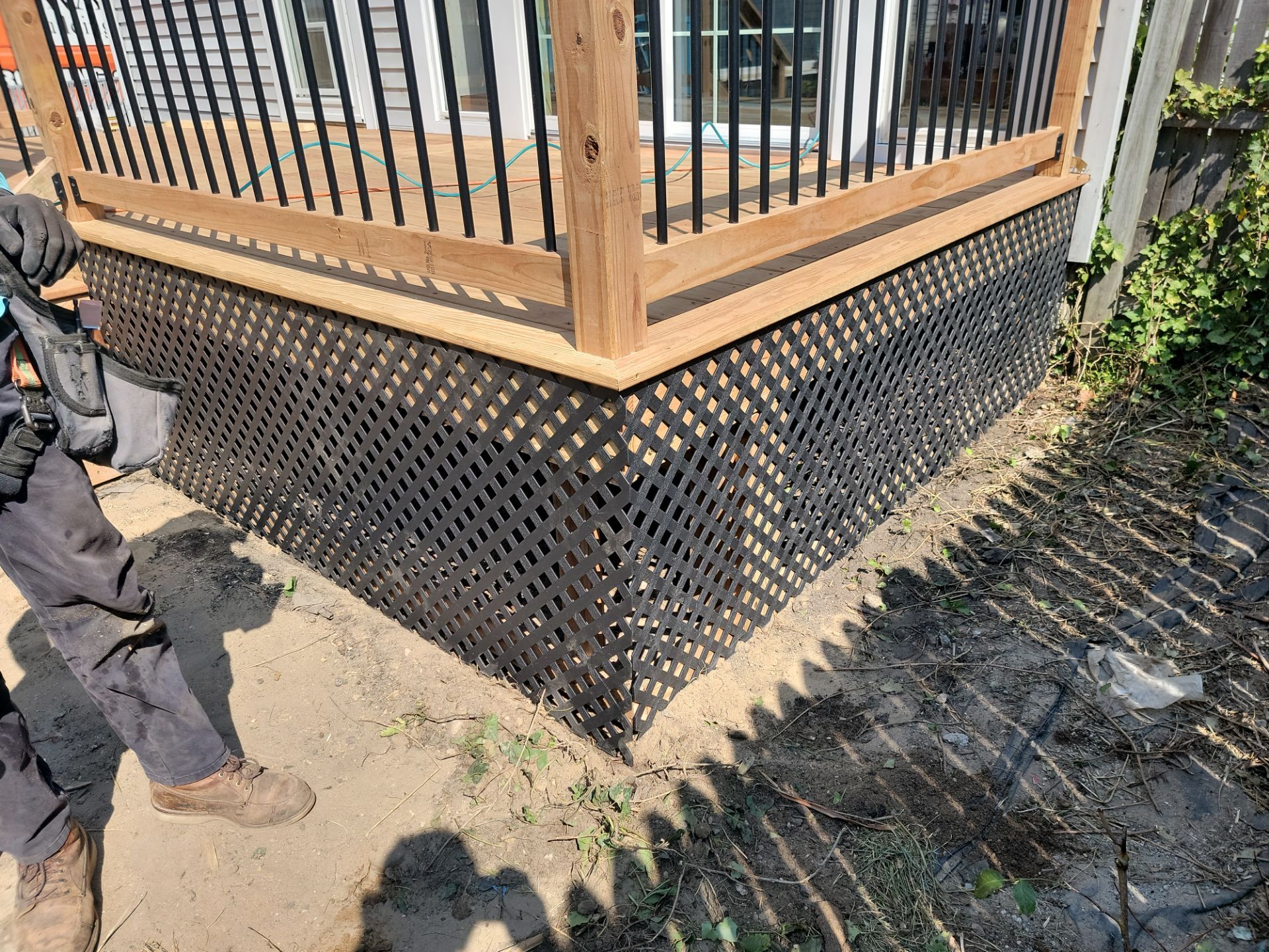 TREATED LUMBER DECK  by Avalon Roofing and Exteriors