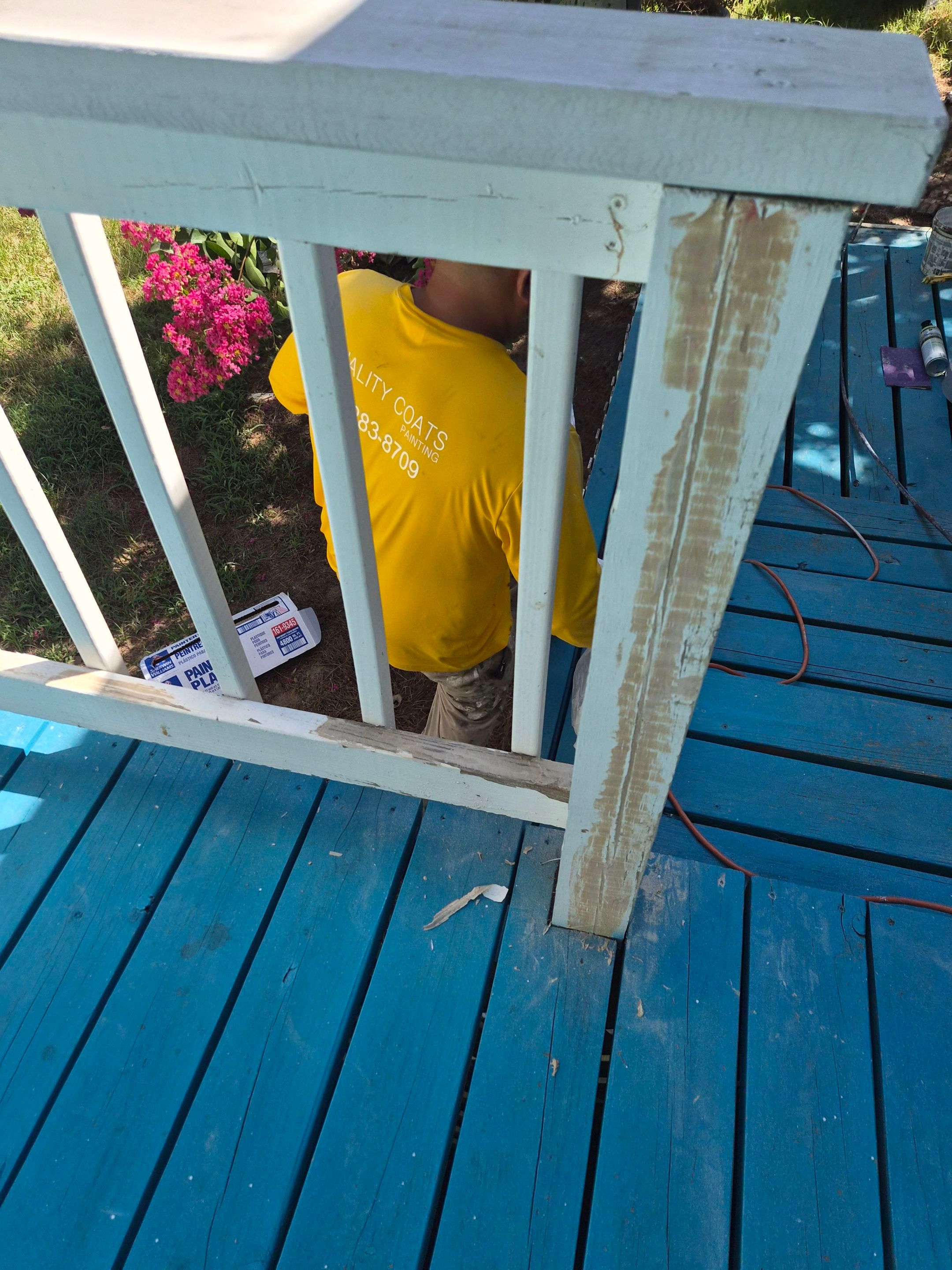Vibrant Deck Gets New Life in Flint Texas by Quality Coats Painting