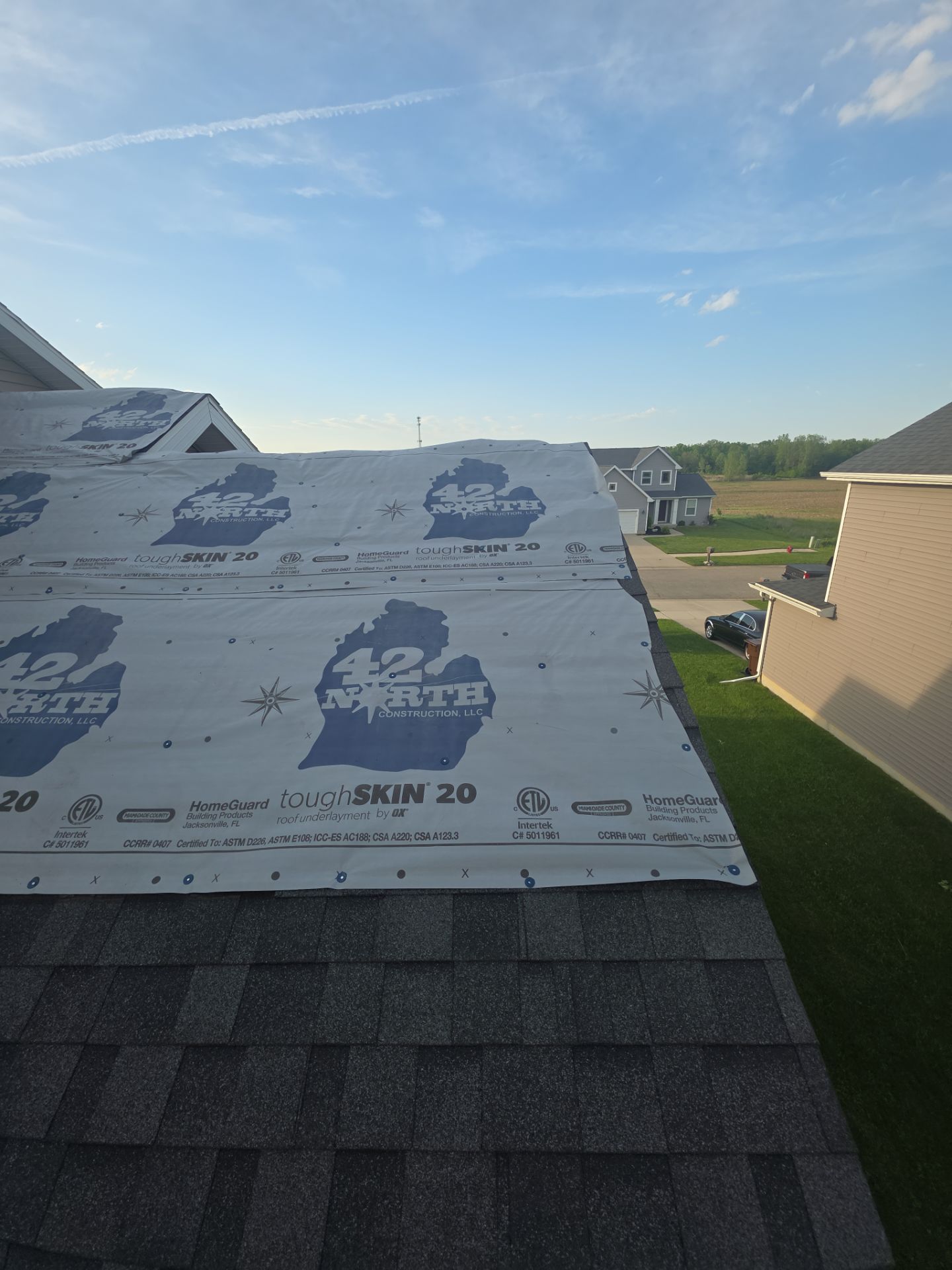 Storm Damage Repaired! by 42 North Construction, LLC.